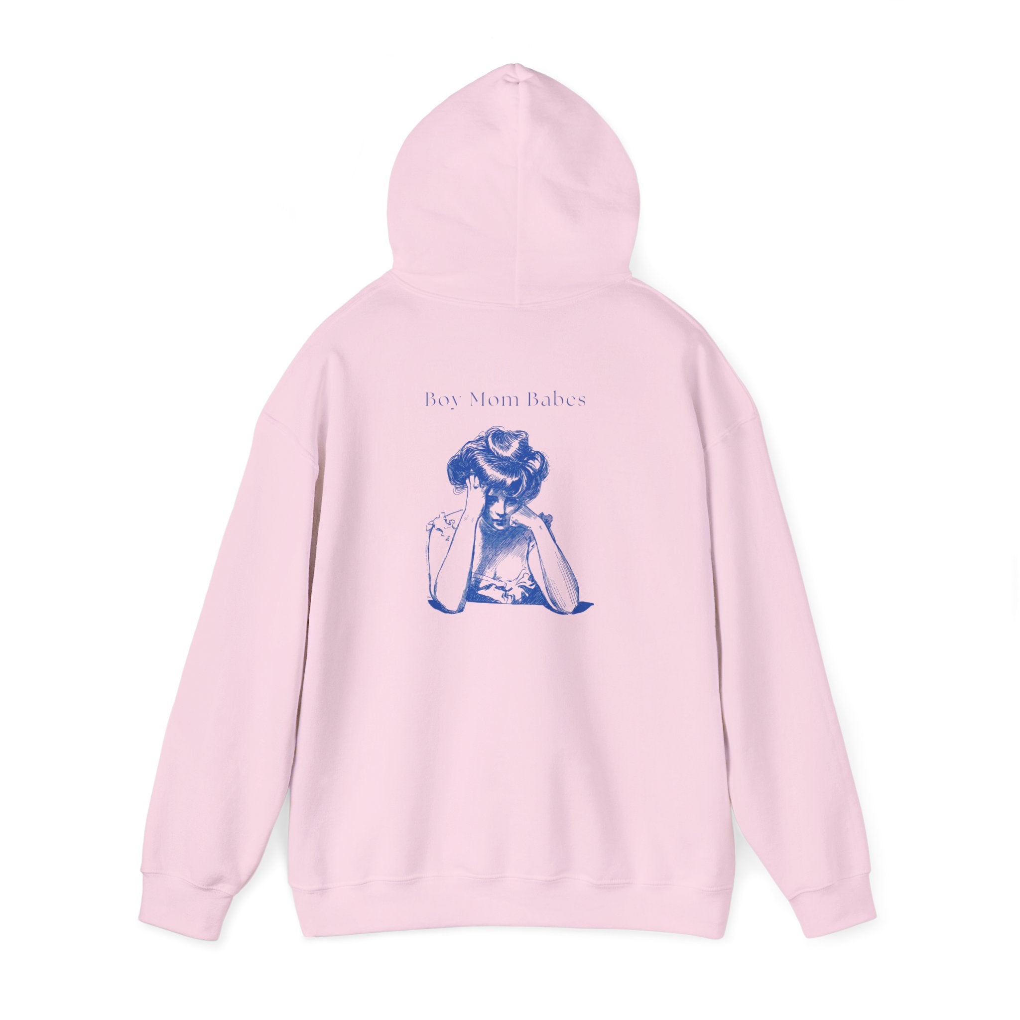 Boy Mom Babe - Vintage Graphic Hoodie