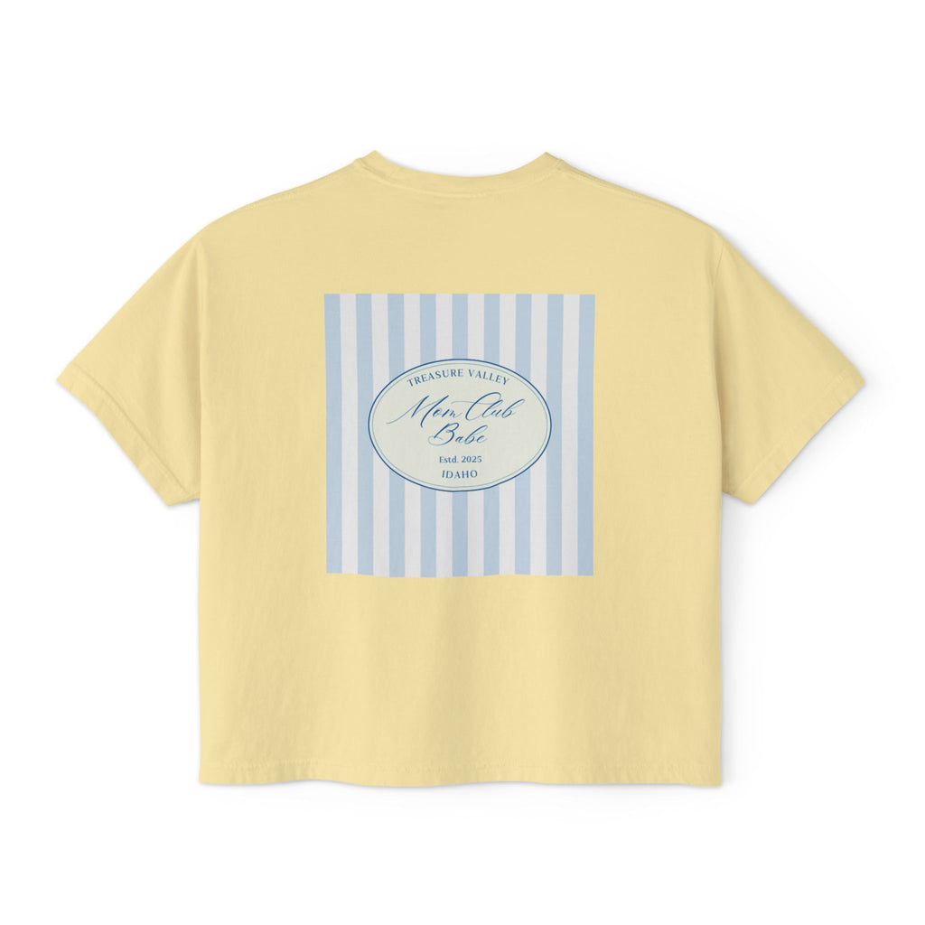 Treasure Valley Mom Club - Striped Graphic Tee