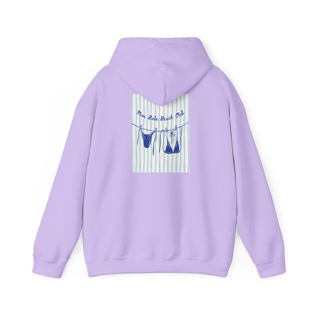 Mom Babe Beach Club - Bikini Graphic Hoodie