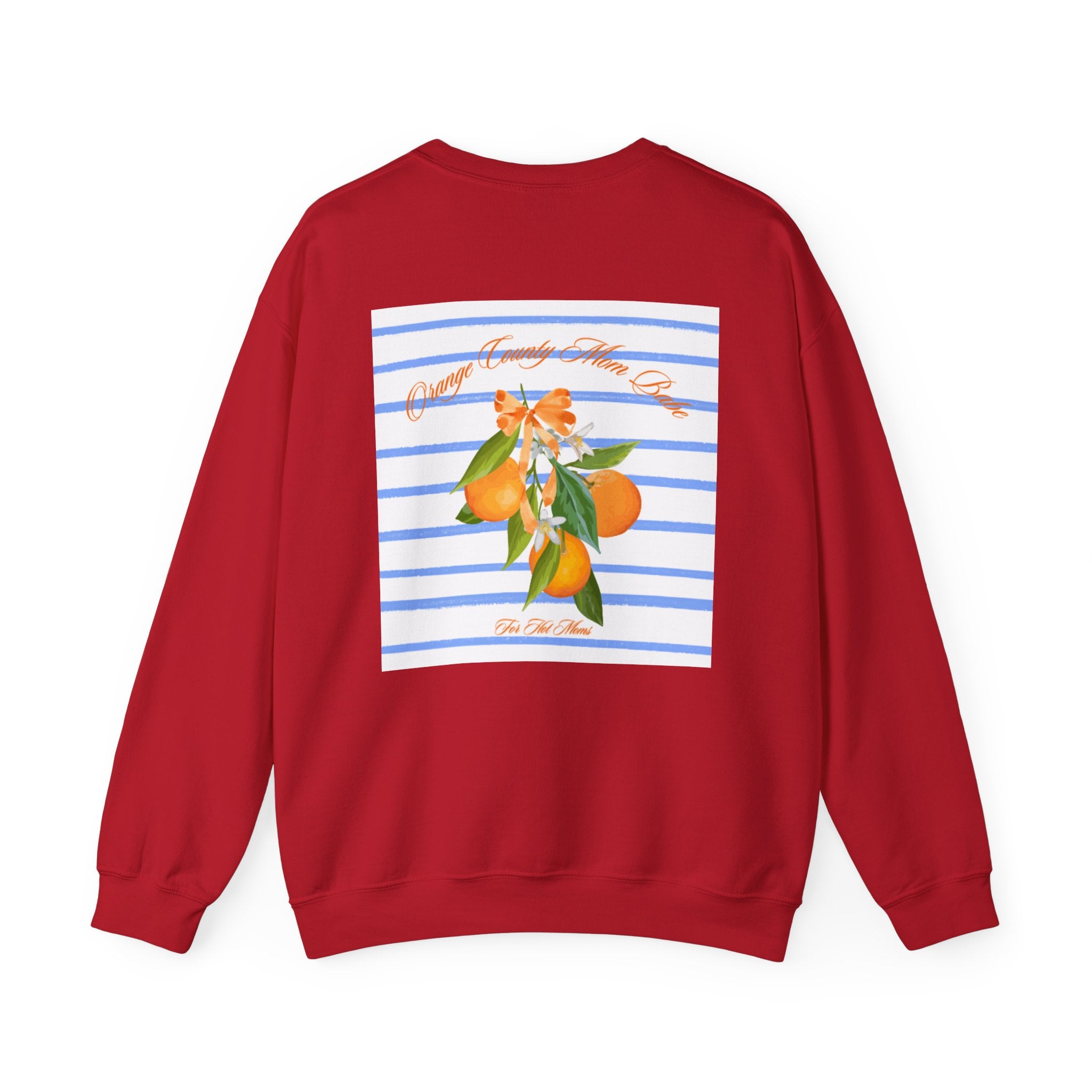 Orange County Mom Babe — Orange Blossom Graphic Sweatshirt