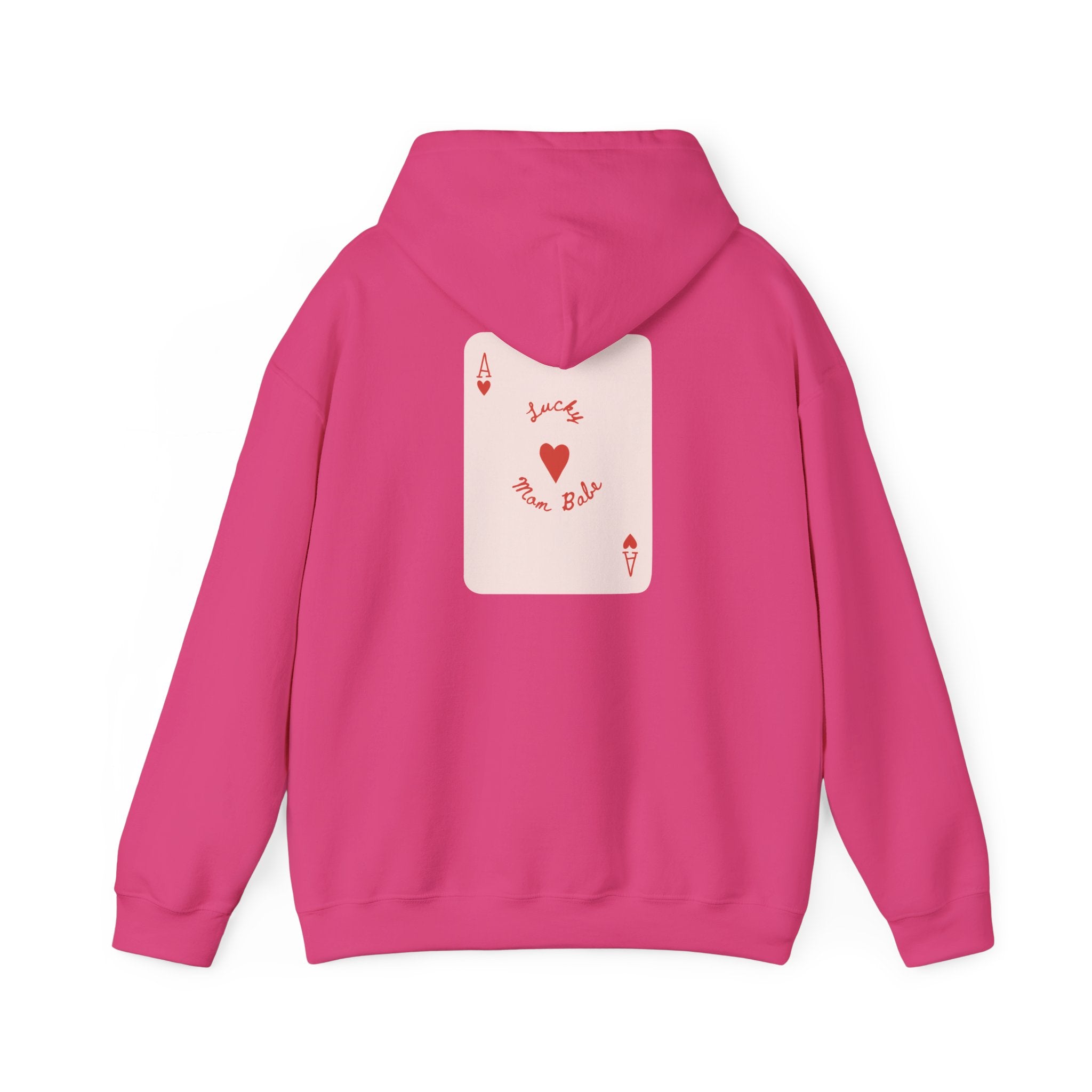 Lucky Mom Babe - Graphic Hoodie