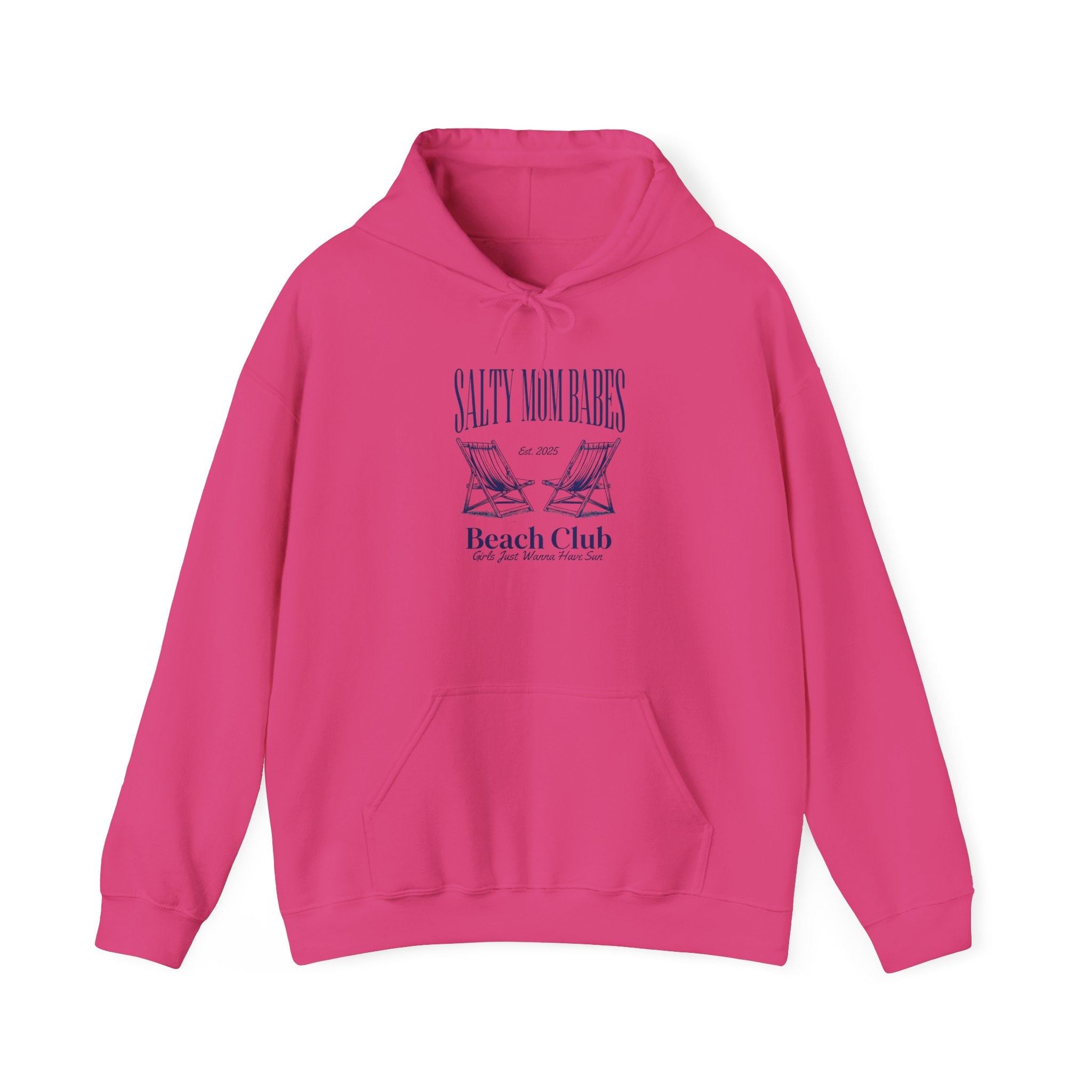 Salty Mom Babes Beach Club- Girls Just Wanna Have Sun Graphic Hoodie