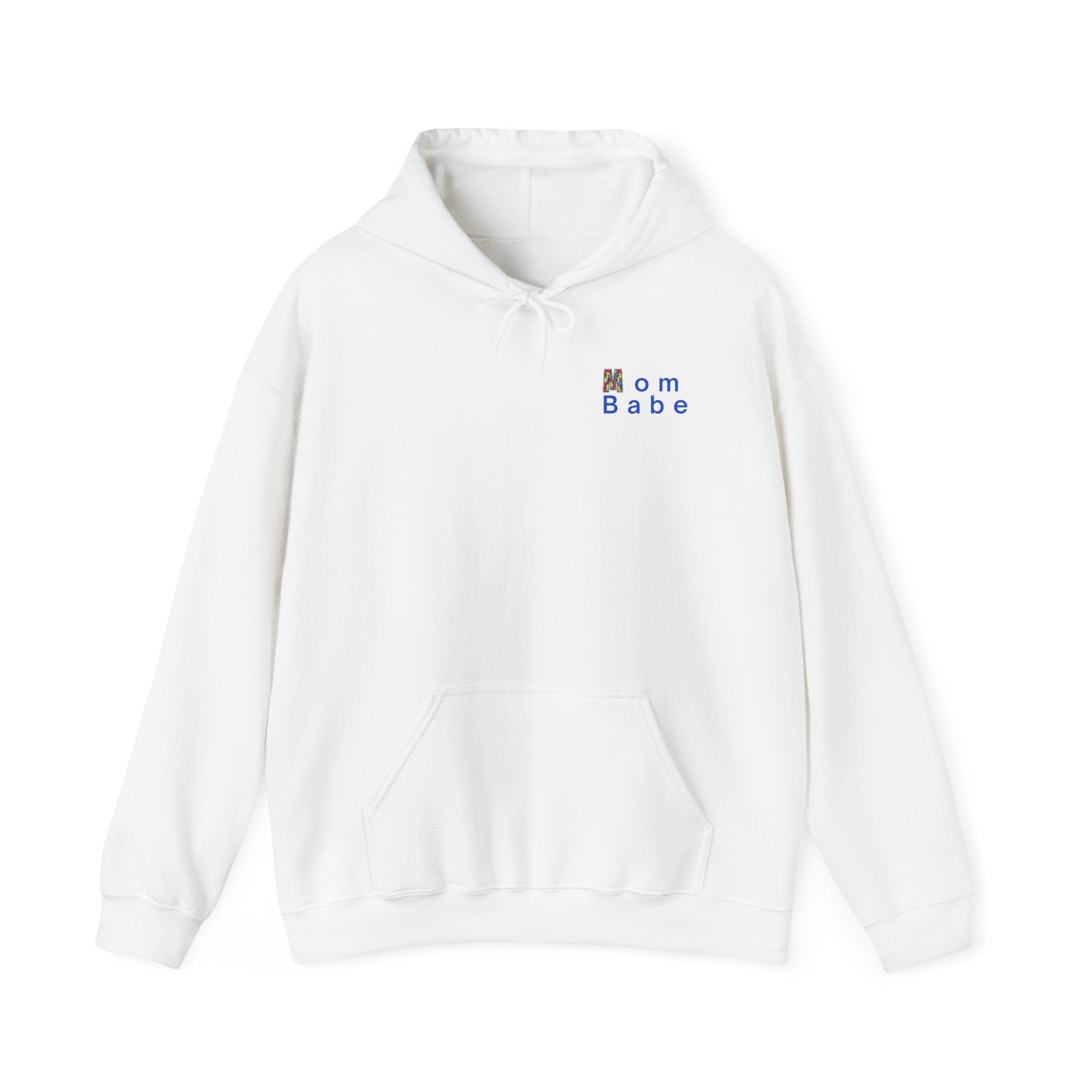 Mom Babe Autism Advocate - Graphic Hoodie