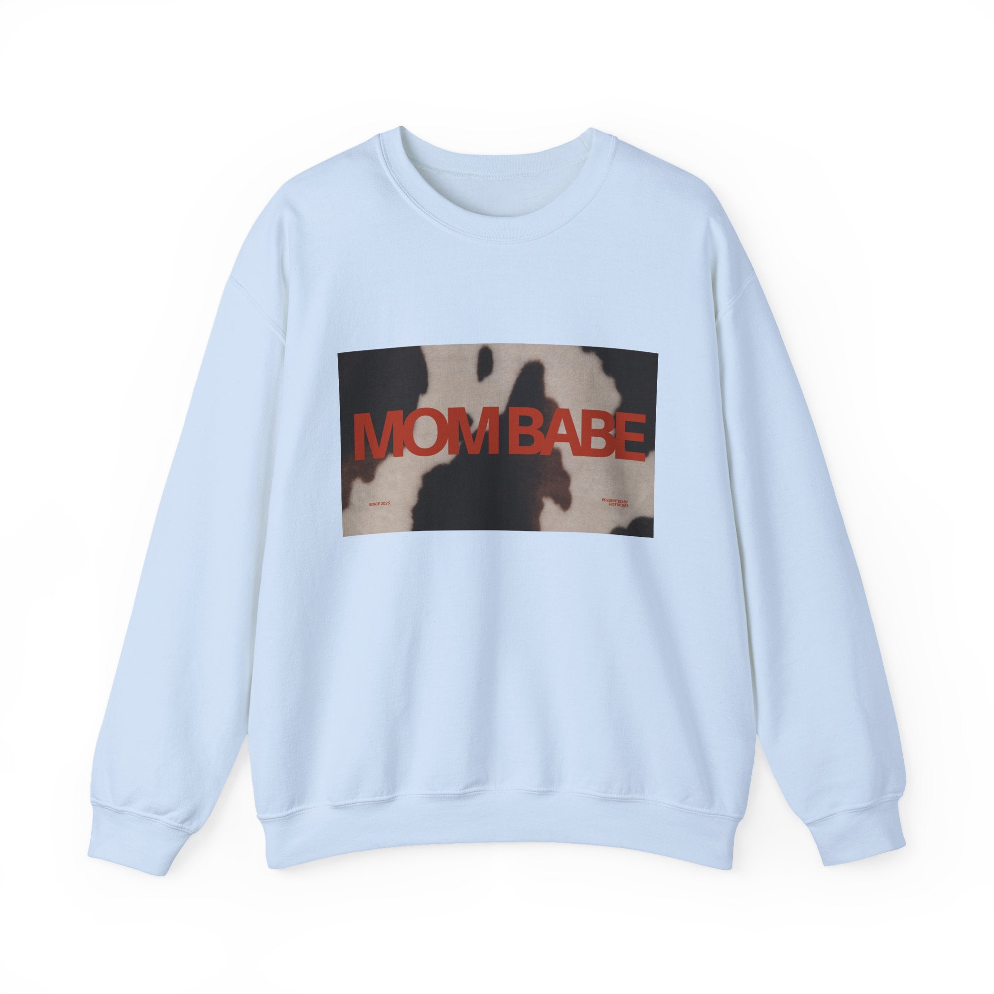 Mom Babe — Cowhide Graphic Sweatshirt