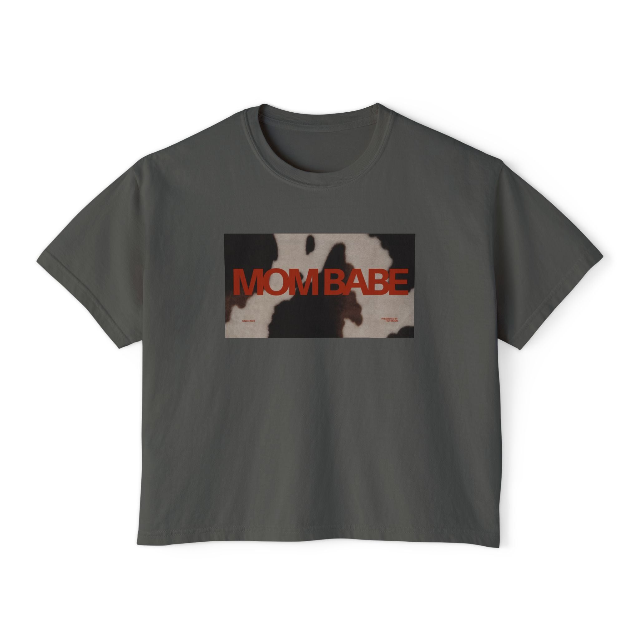 Mom Babe — Cowhide Graphic Tee