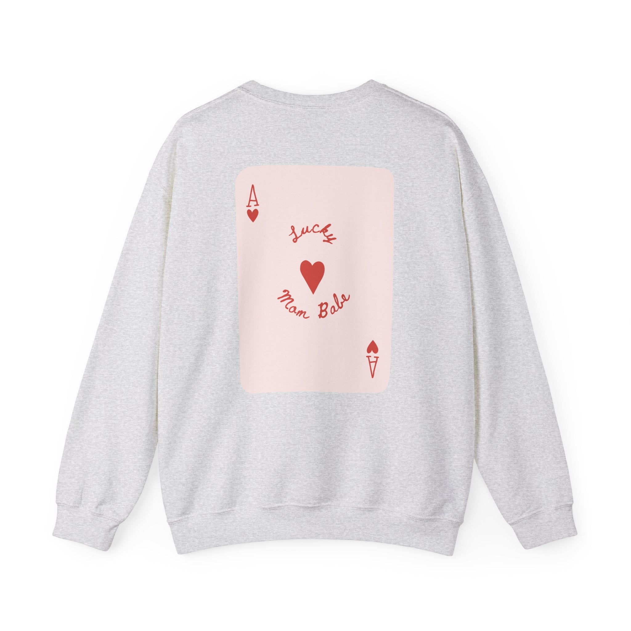 Lucky Mom Babe - Graphic Sweatshirt