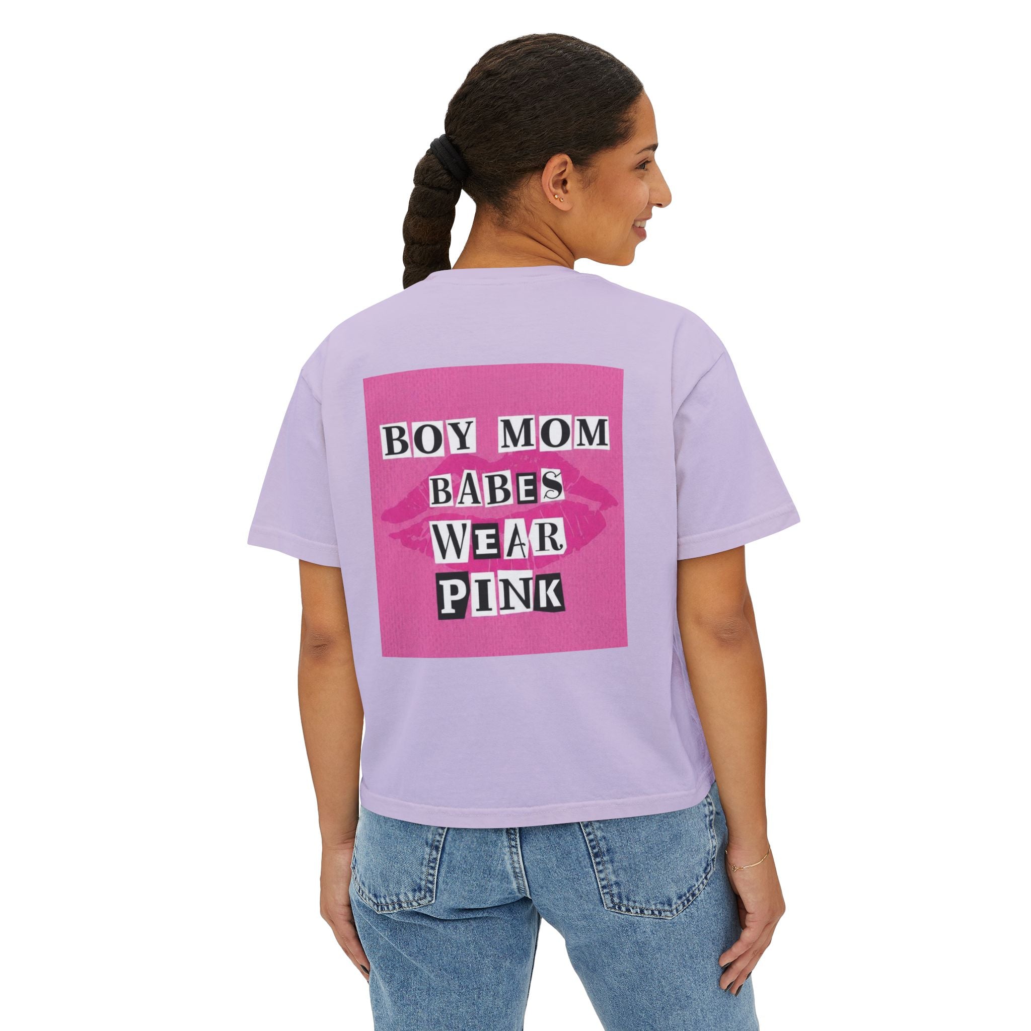 Boy Mom Babes Wear Pink - Graphic Tee