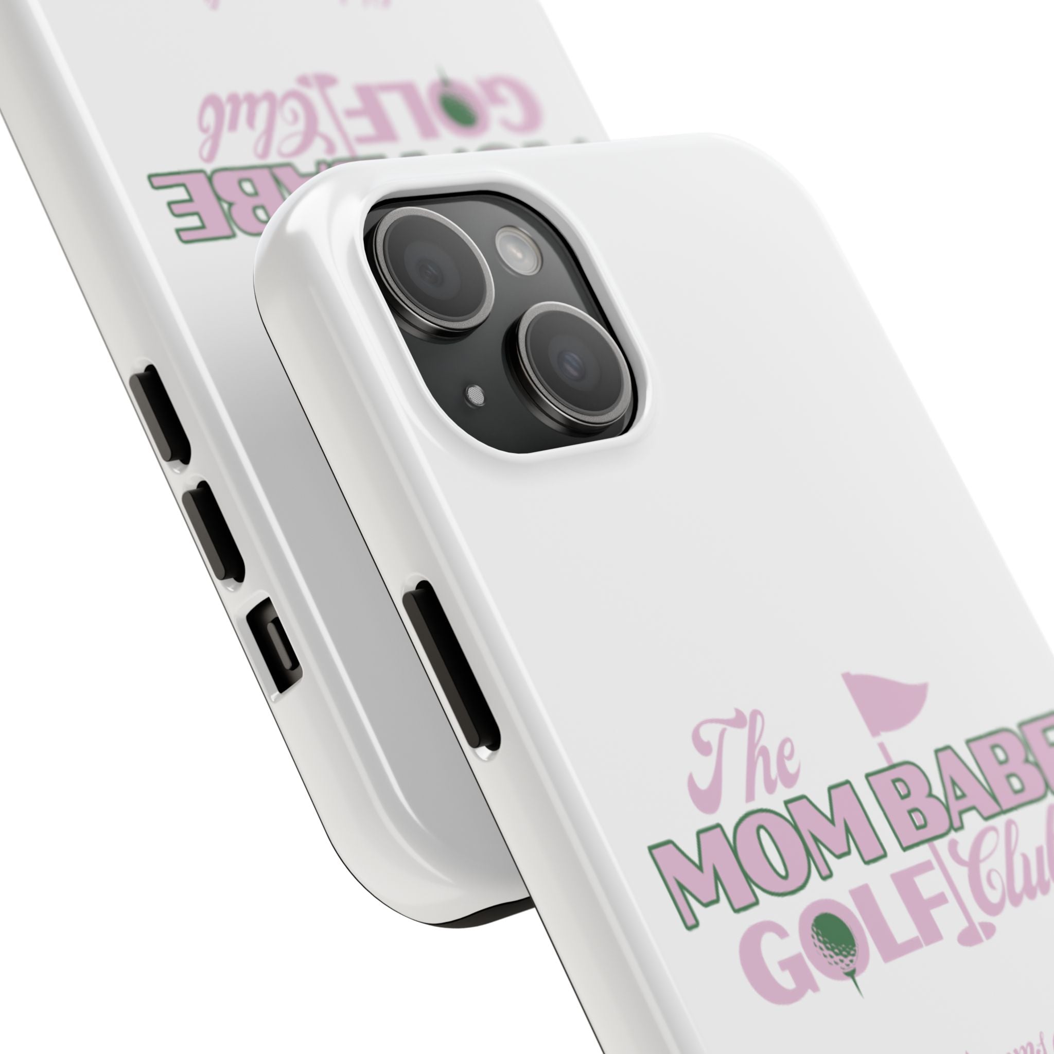The Mom Babe Golf Club - Pink Vintage Golf Tough Phone Case