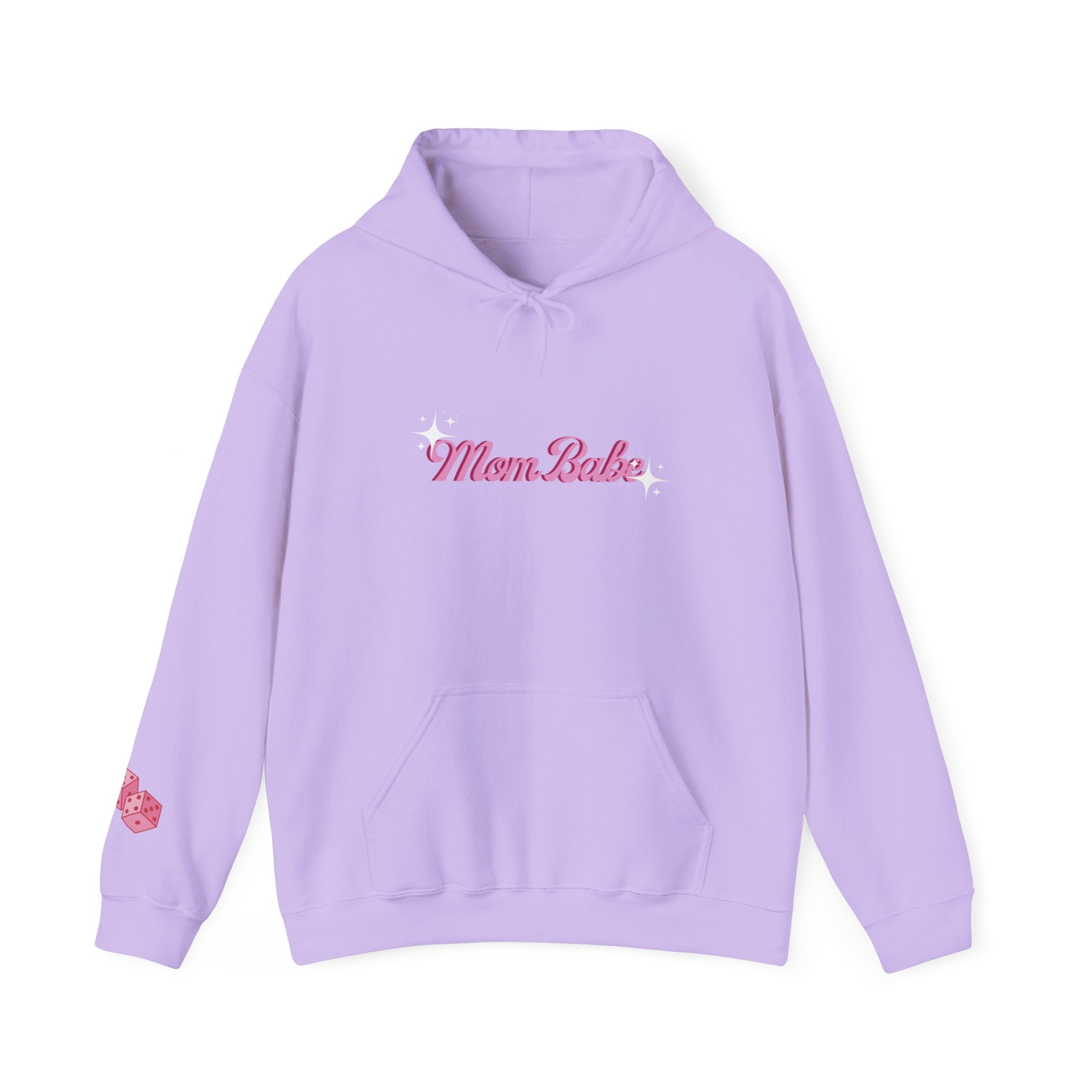 Mom Babe Club - For Hot Moms — Pink Graphic Hoodie