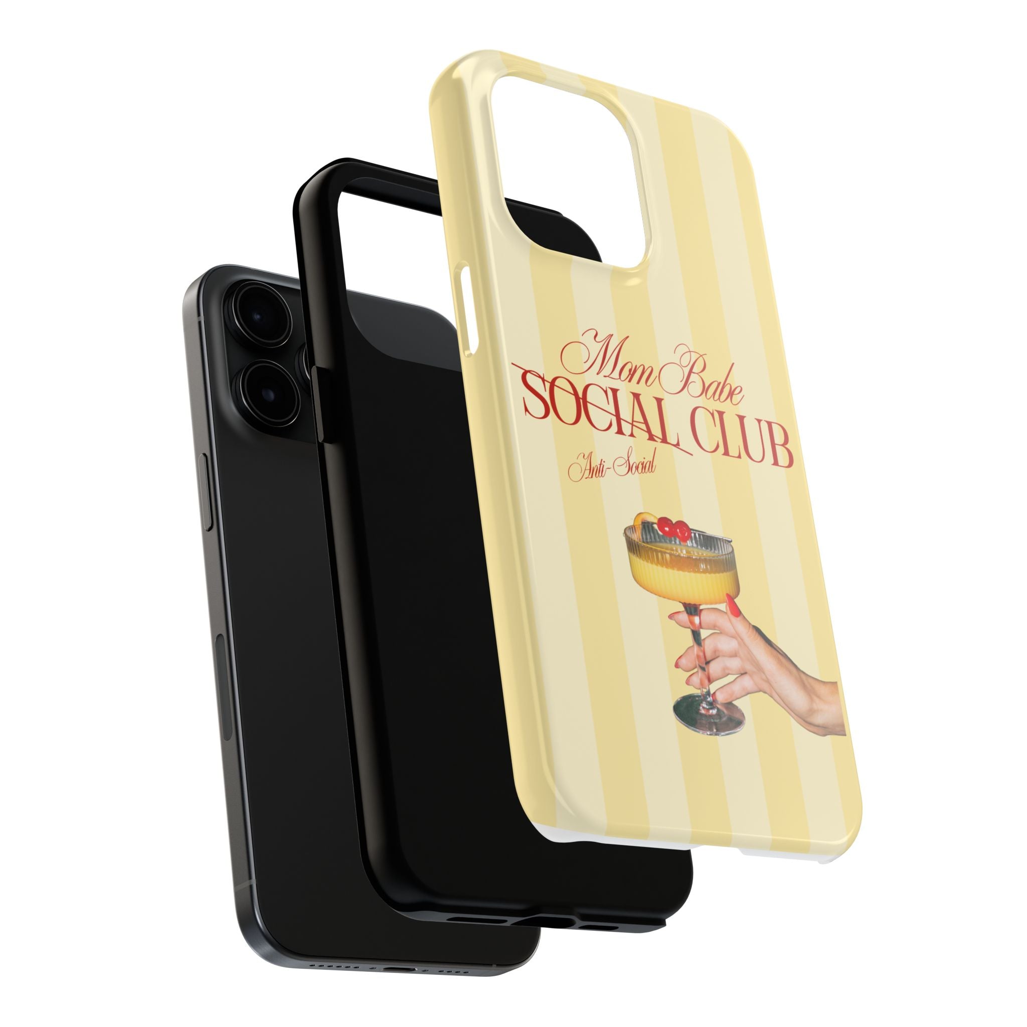 Mom Babe Anti-Social Club Tough Phone Case