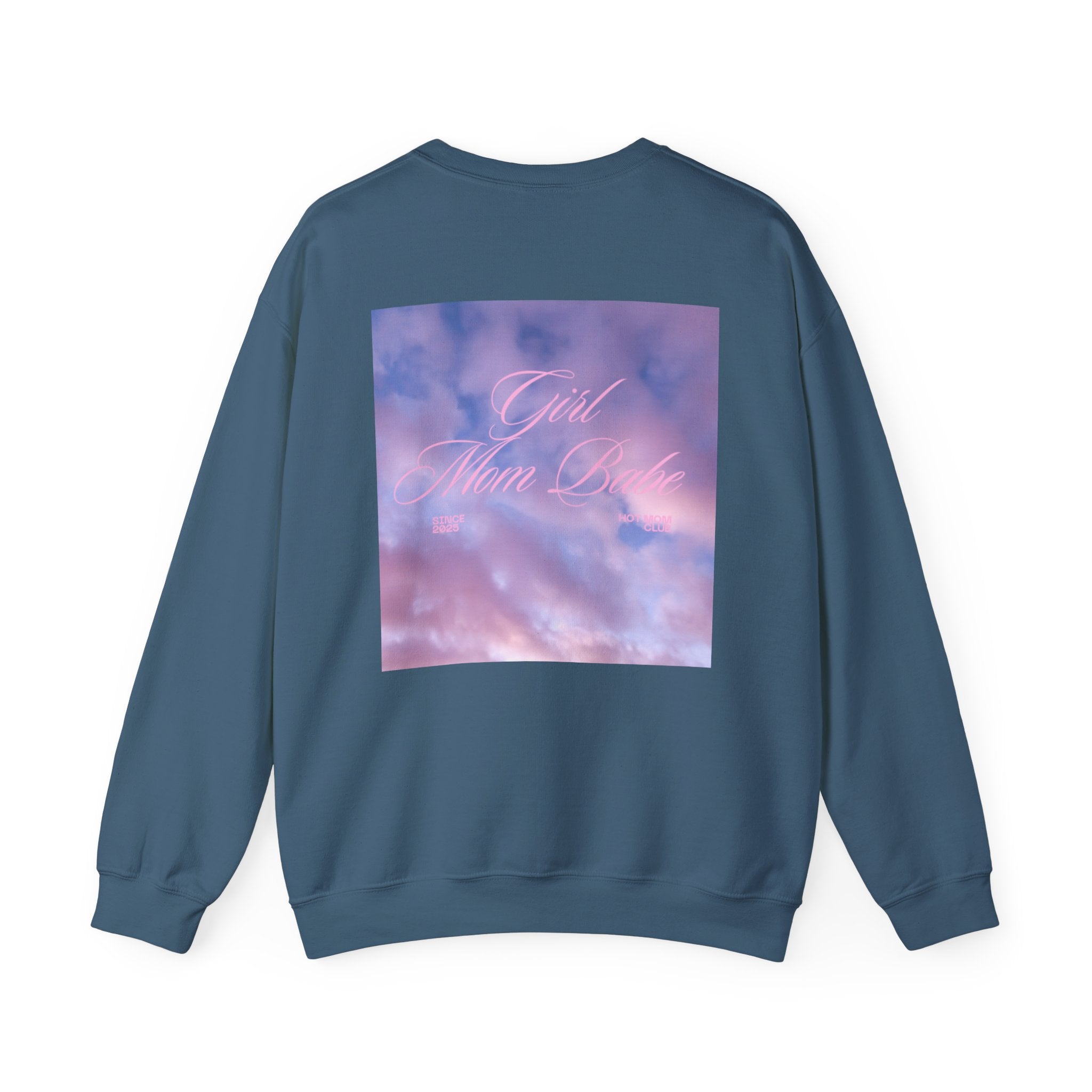 Girl Mom Babe - Cloudy Graphic Sweatshirt