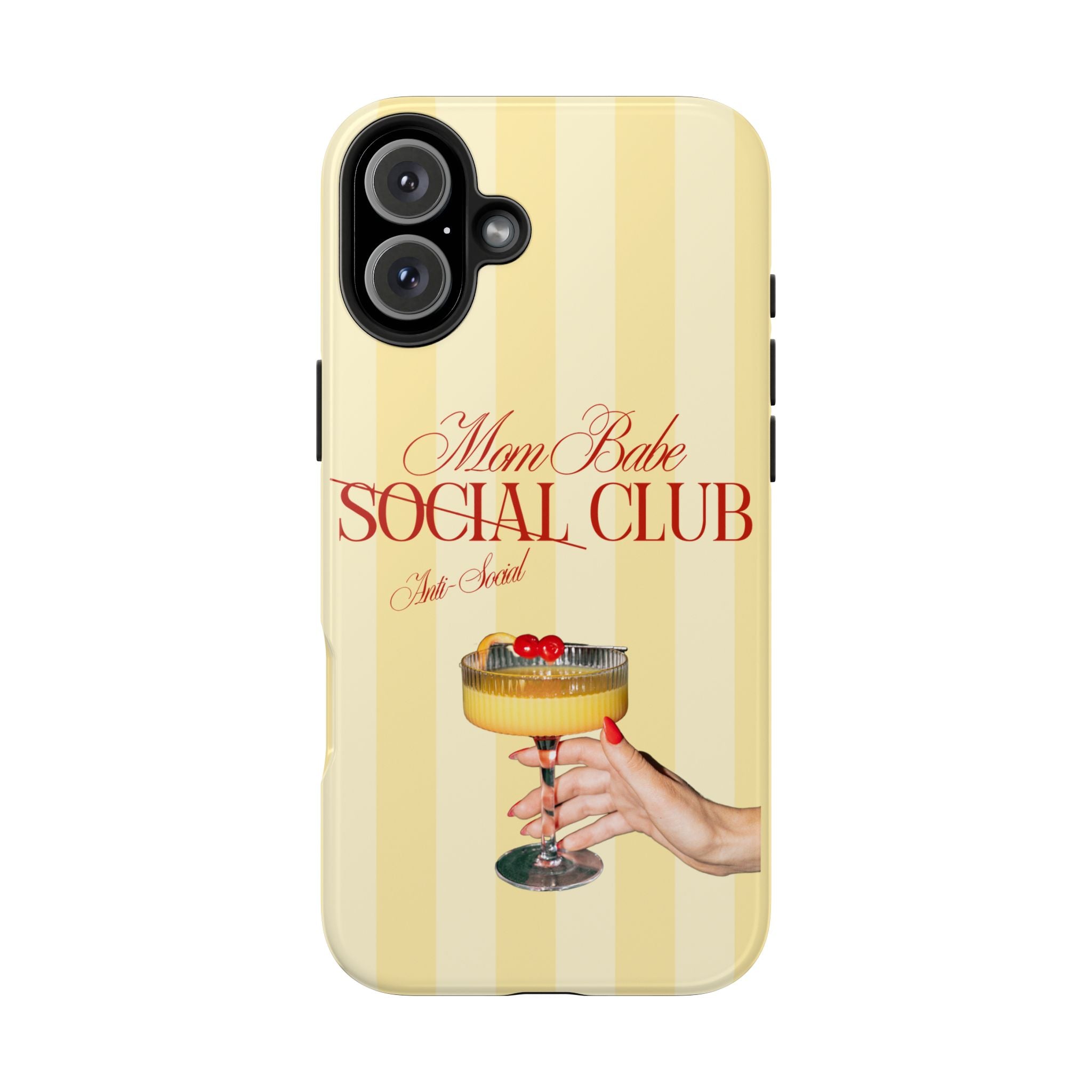 Mom Babe Anti-Social Club Tough Phone Case