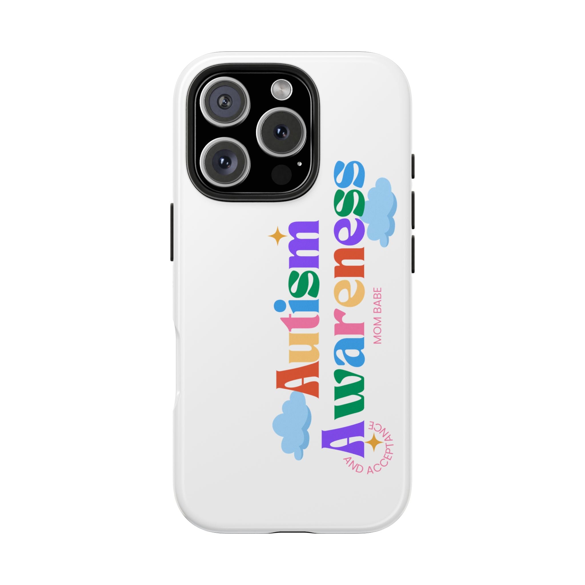 Copy of Autism Awareness and Acceptance — Checkered Heart Phone Case