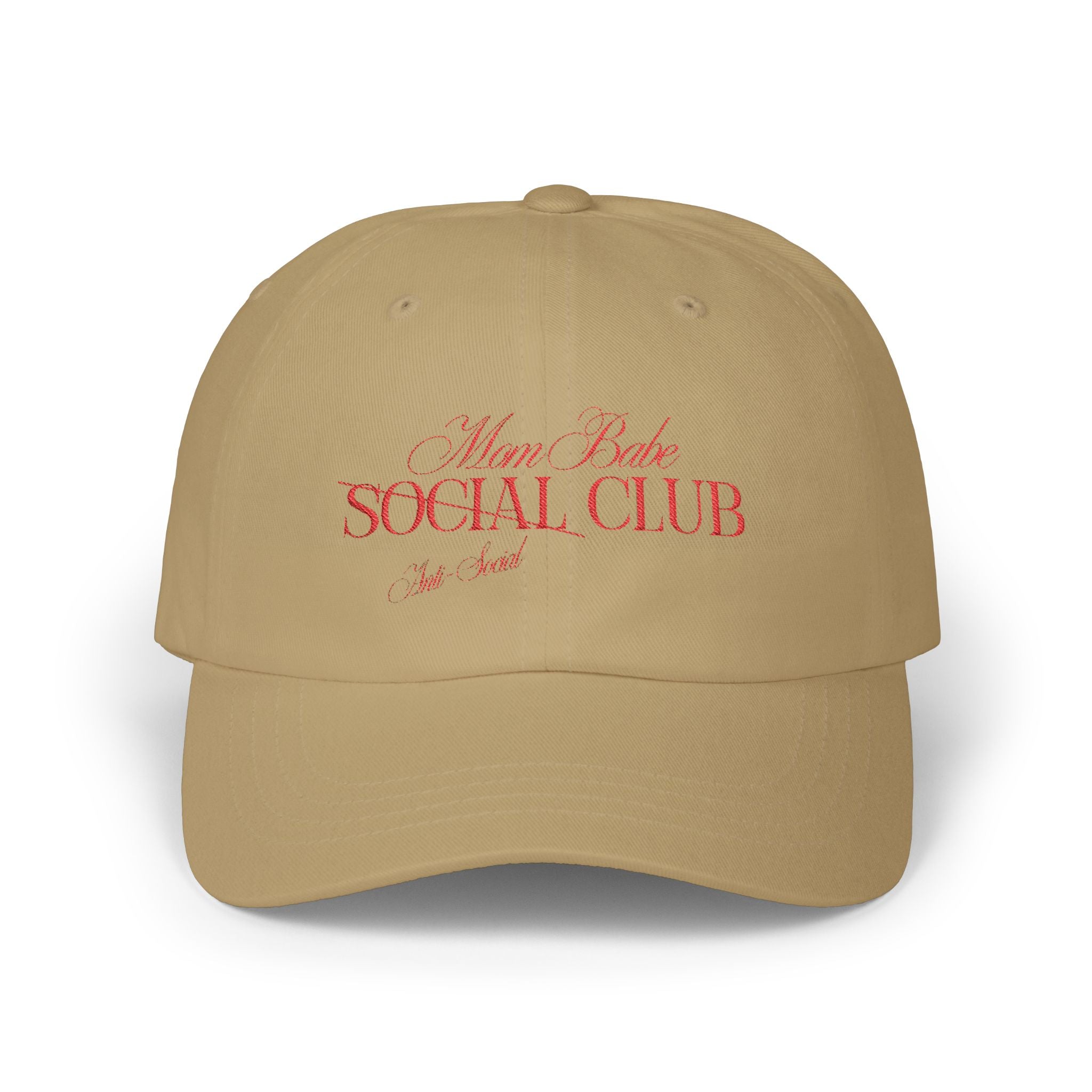 Mom Babe Anti-Social Club - Red Embroidery