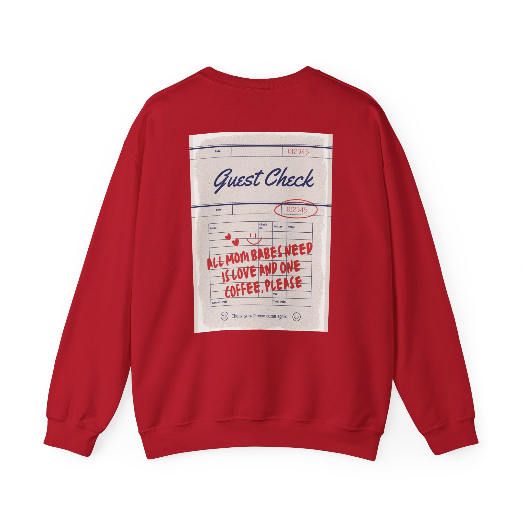 All Mom Babes Need - Graphic Check Sweatshirt