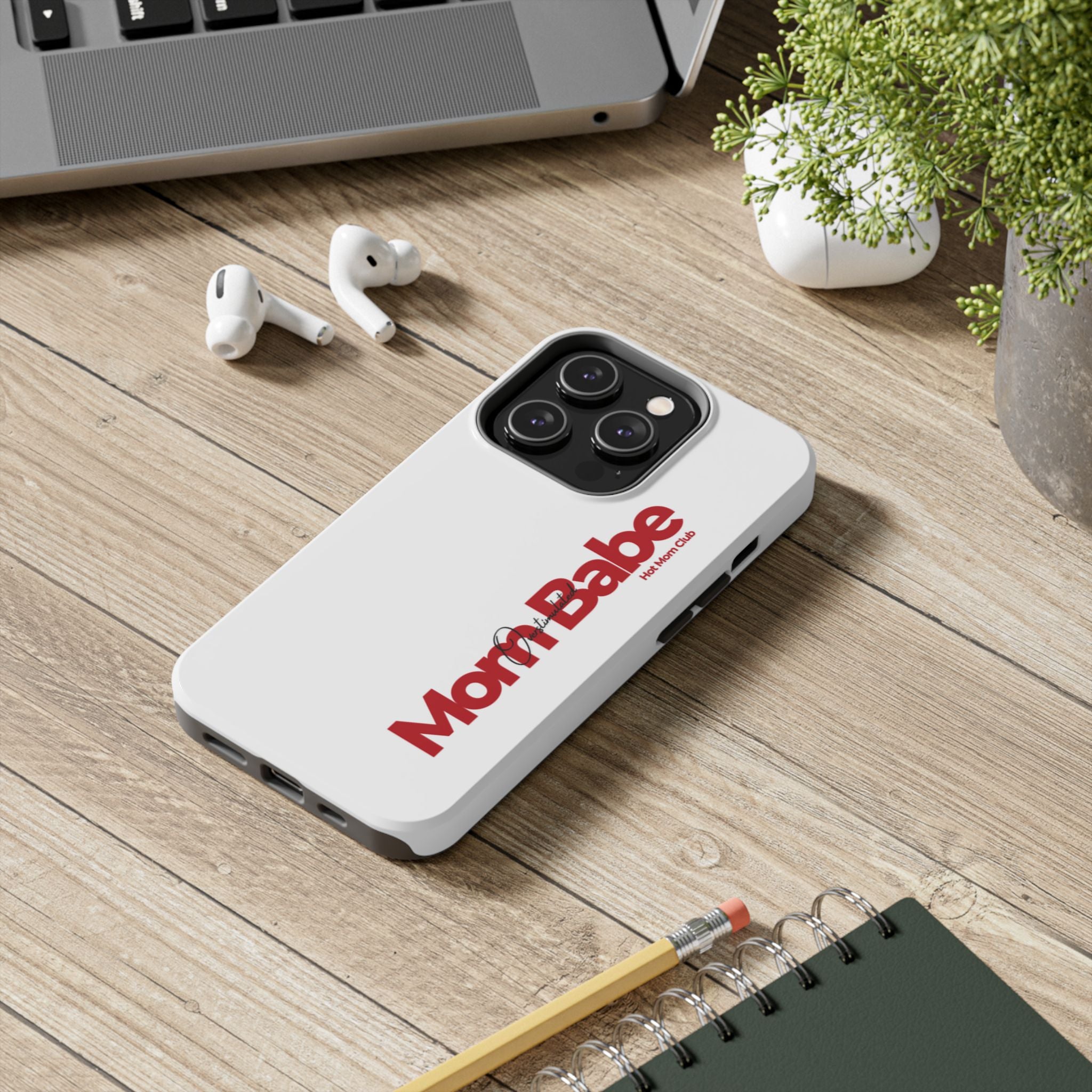 Overstimulated Mom Babe Tough Phone Case