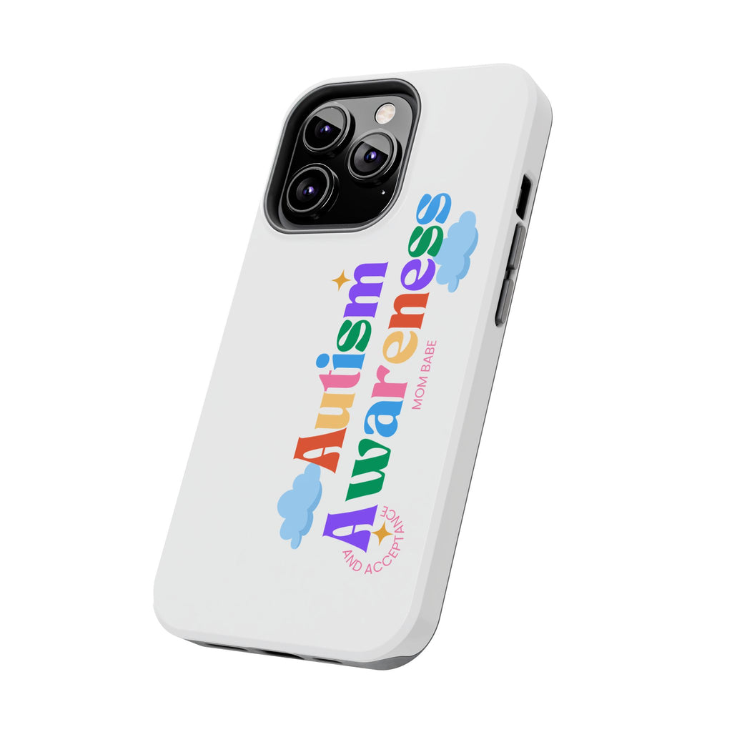 Copy of Autism Awareness and Acceptance — Checkered Heart Phone Case