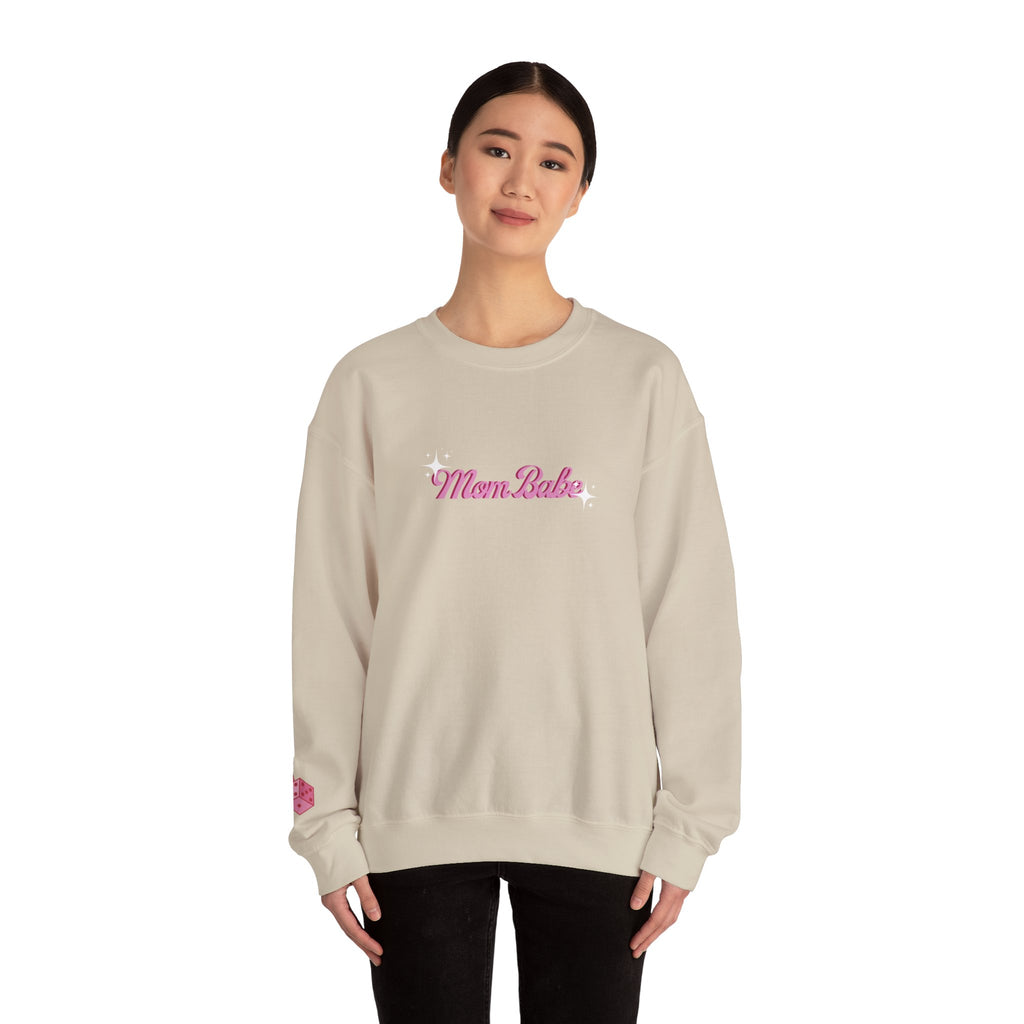 Mom Babe Club - For Hot Moms — Pink Graphic Sweatshirt