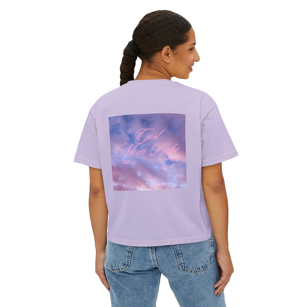 Girl Mom Babe - Cloudy Graphic Tee