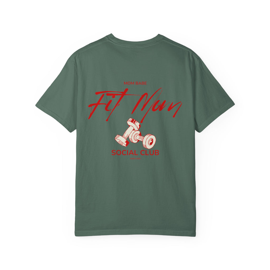 Fit Mom Social Club - Mom Babe Tee Red