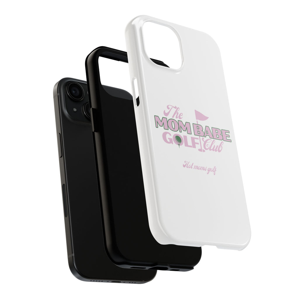 The Mom Babe Golf Club - Pink Vintage Golf Tough Phone Case