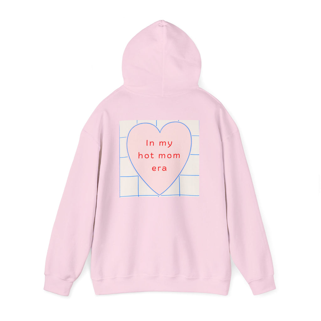 In My Hot Mom Era - Heart Graphic Hoodie