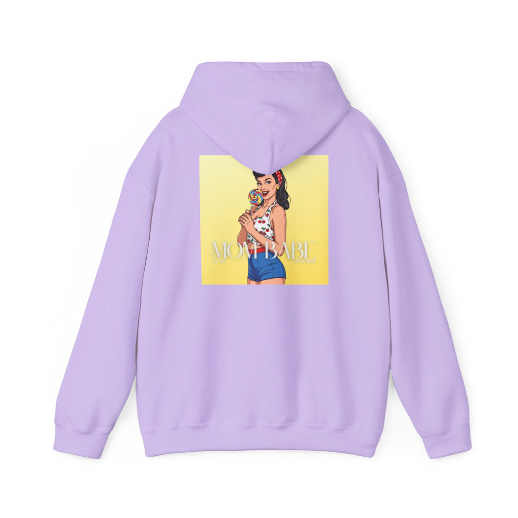 Mom Babe - For Hot Moms Pinup Graphic Hoodie