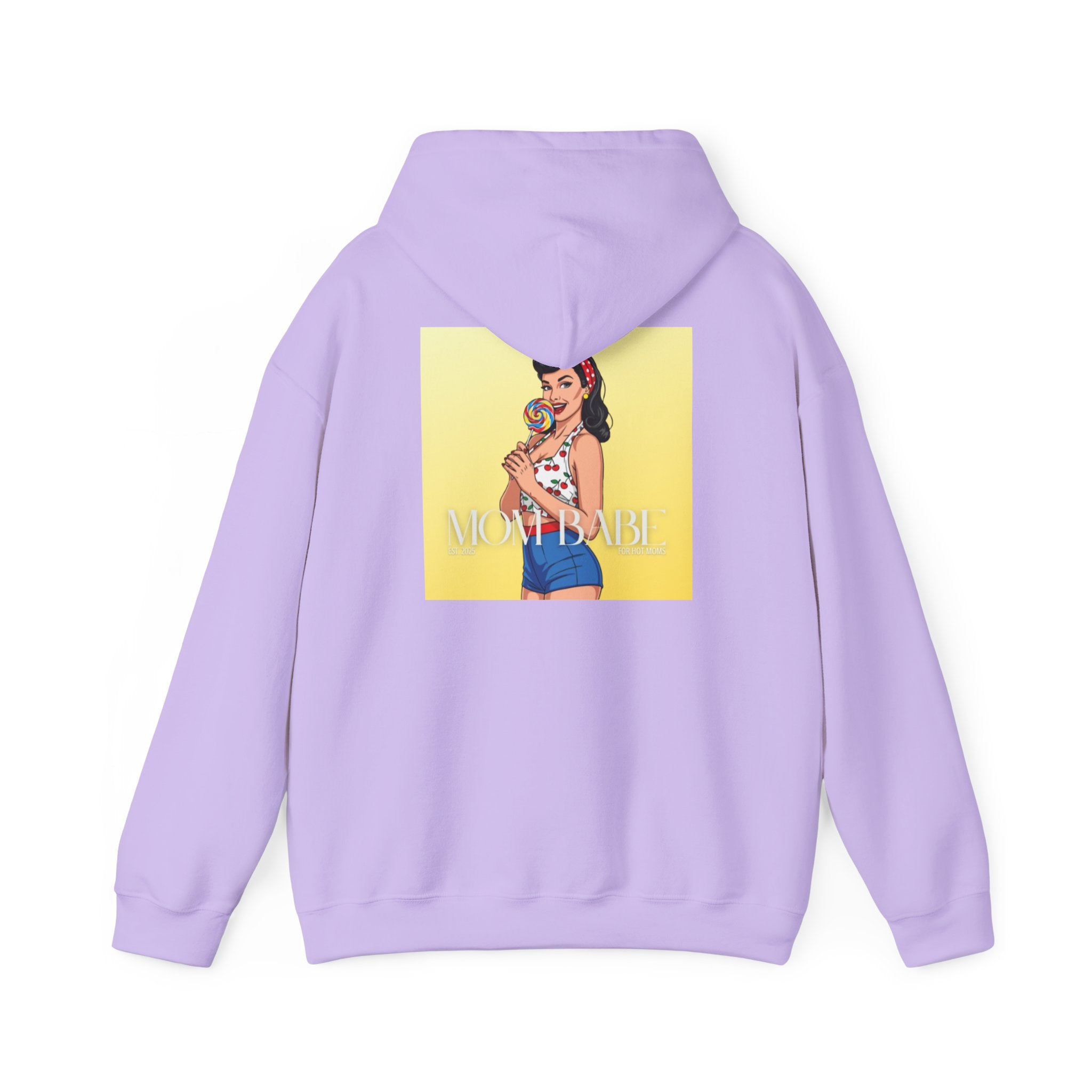 Mom Babe - For Hot Moms Pinup Graphic Hoodie