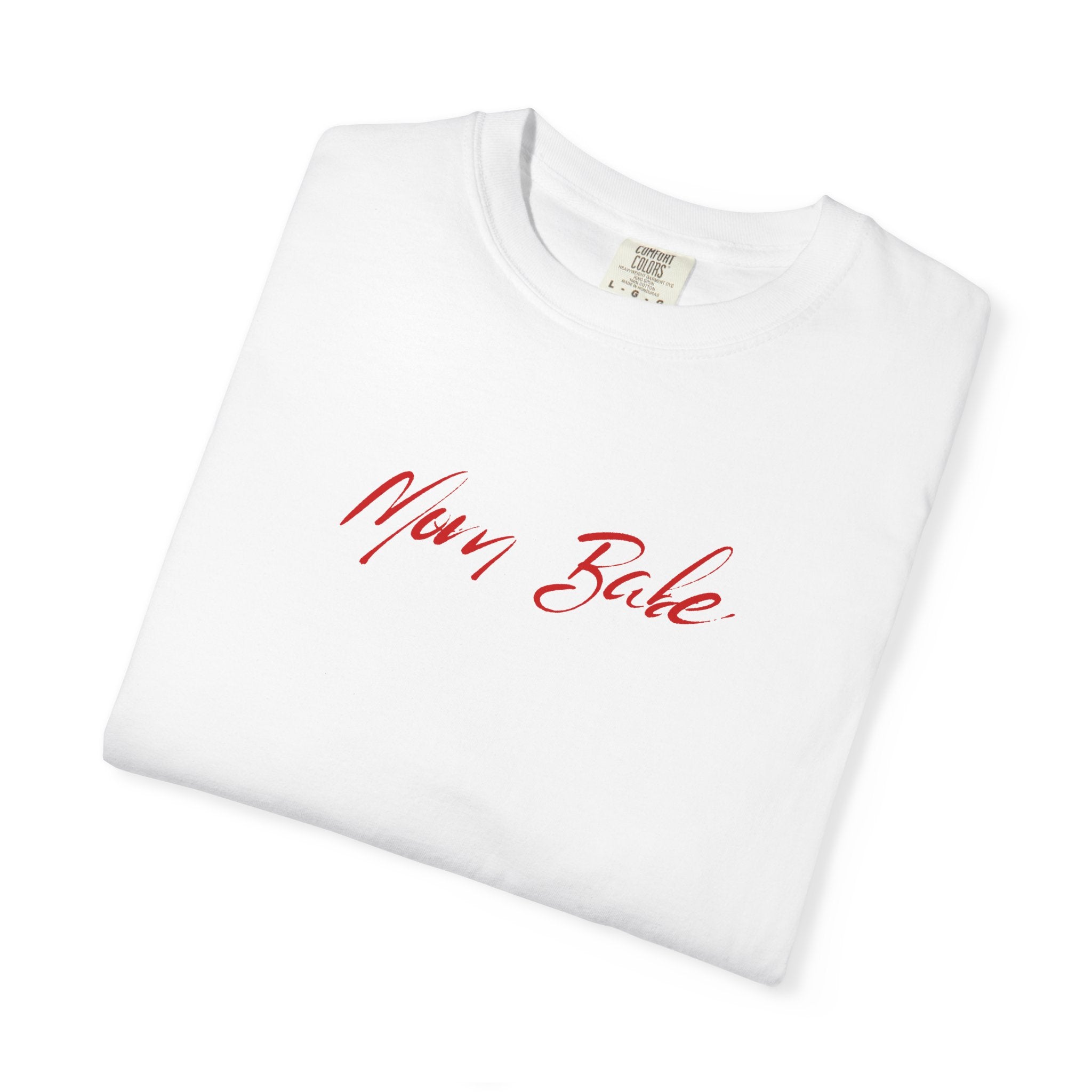 Fit Mom Social Club - Mom Babe Tee Red