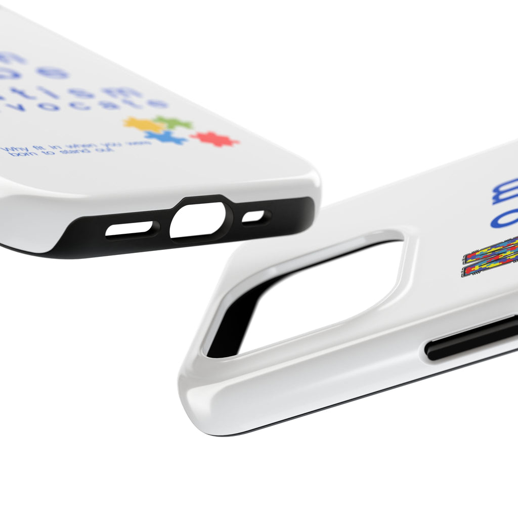 Mom Babe Autism Advocate Tough Phone Case  - White