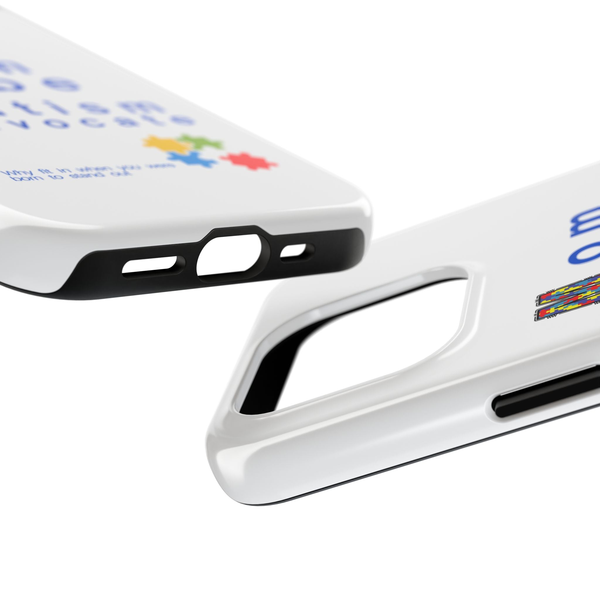 Mom Babe Autism Advocate Tough Phone Case  - White