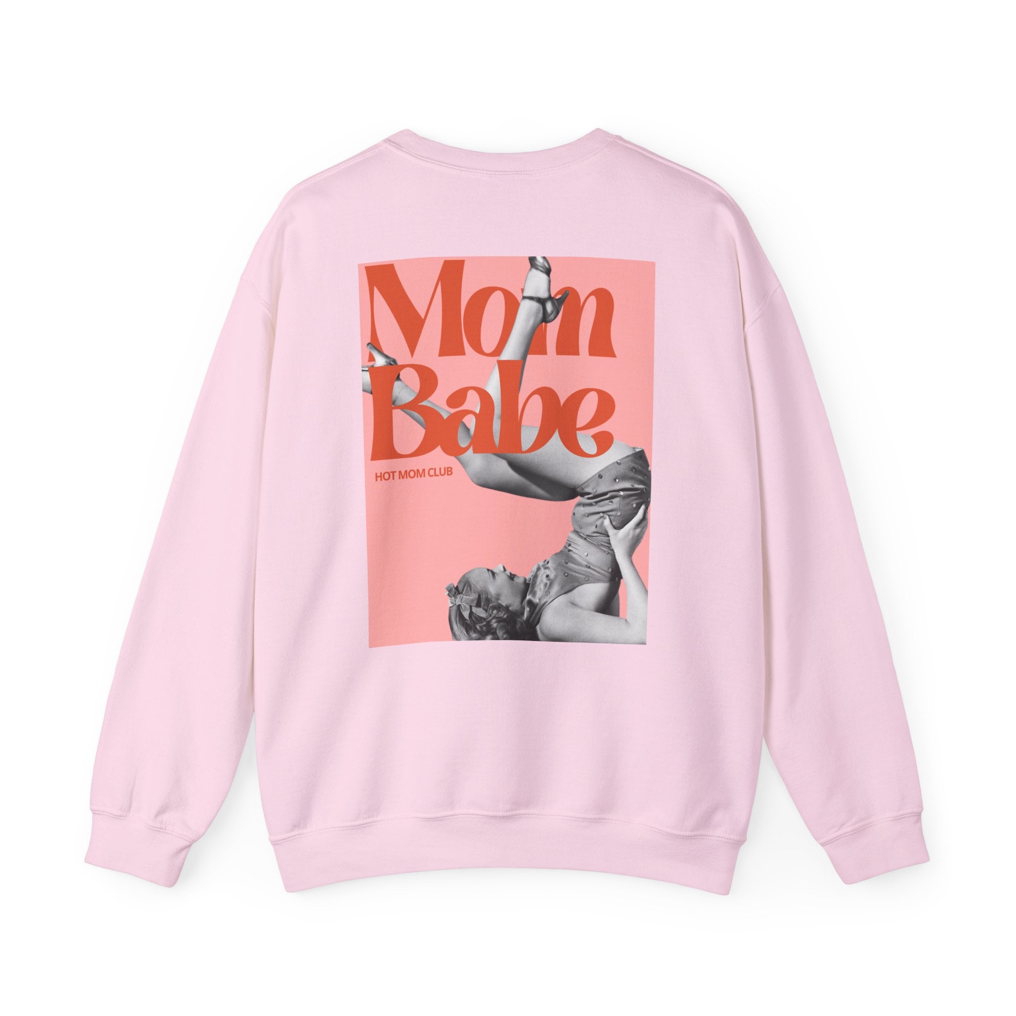 Mom Babe Hot Mom Club - Vintage Graphic Sweatshirt