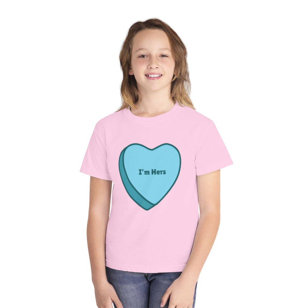 Children's - I'm Hers - Conversation Heart Graphic Tee