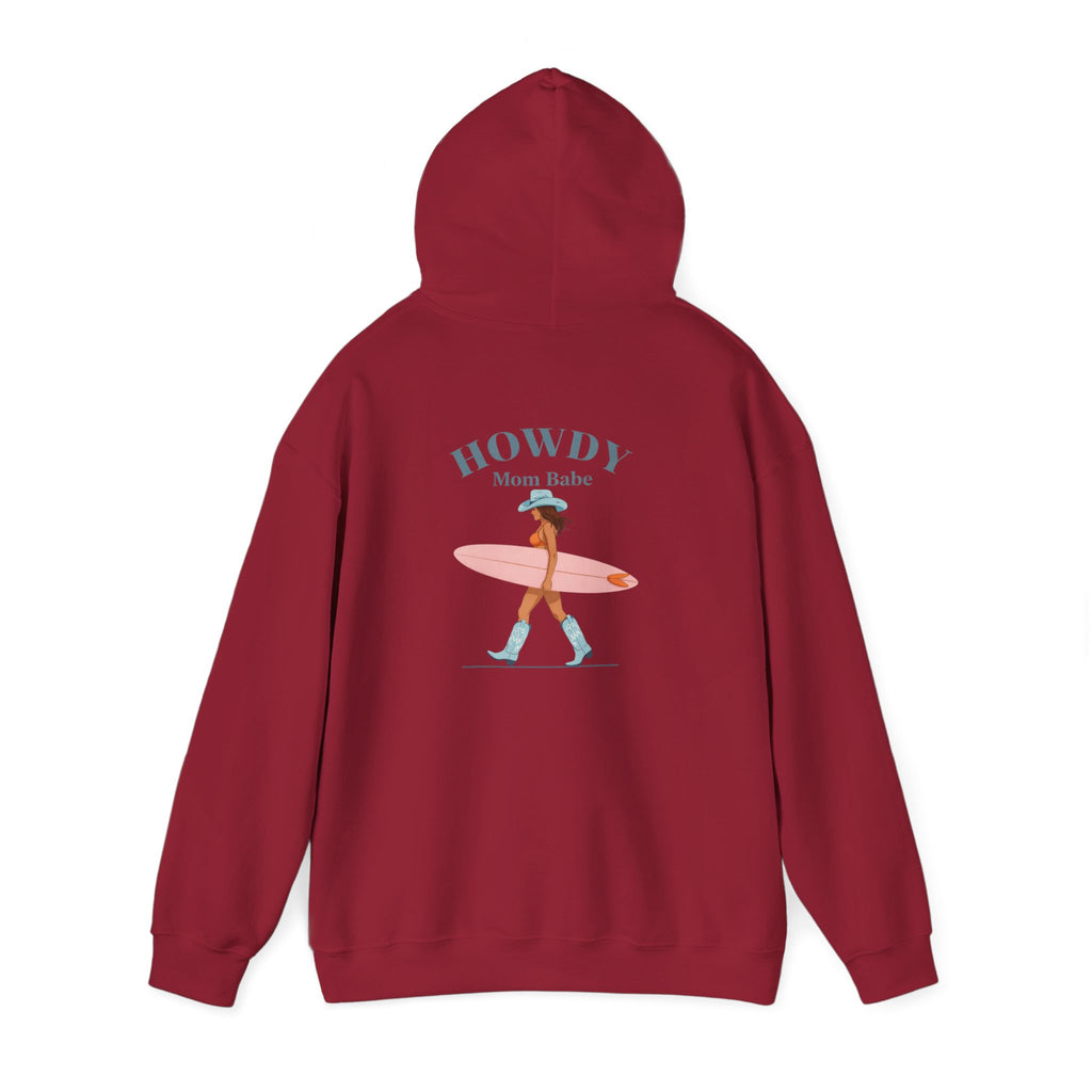 Howdy Mom Babe — Surf Girl Graphic Hoodie
