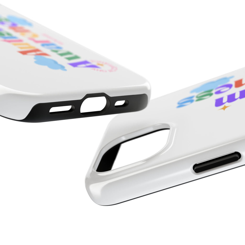 Copy of Autism Awareness and Acceptance — Checkered Heart Phone Case