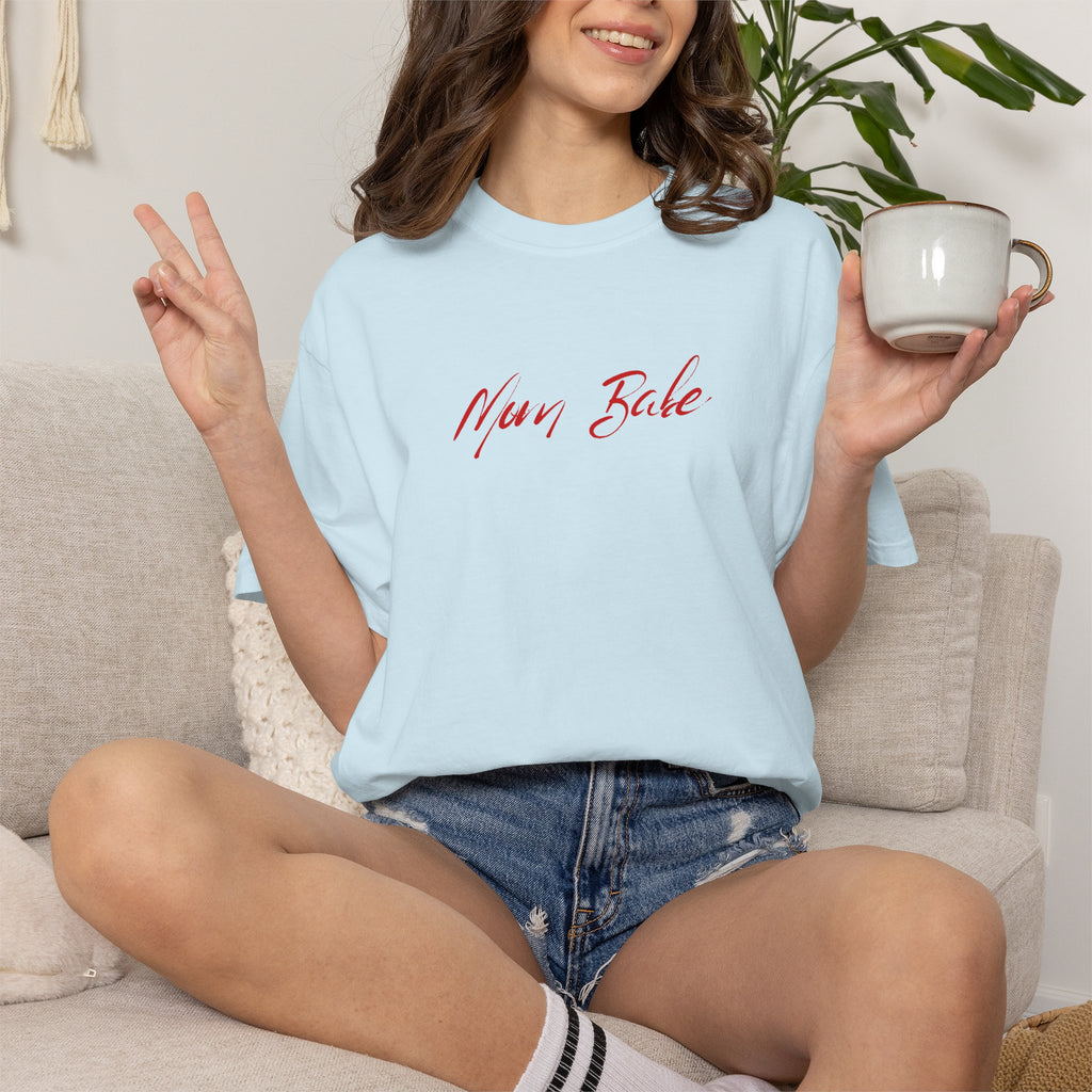 Fit Mom Social Club - Mom Babe Tee Red