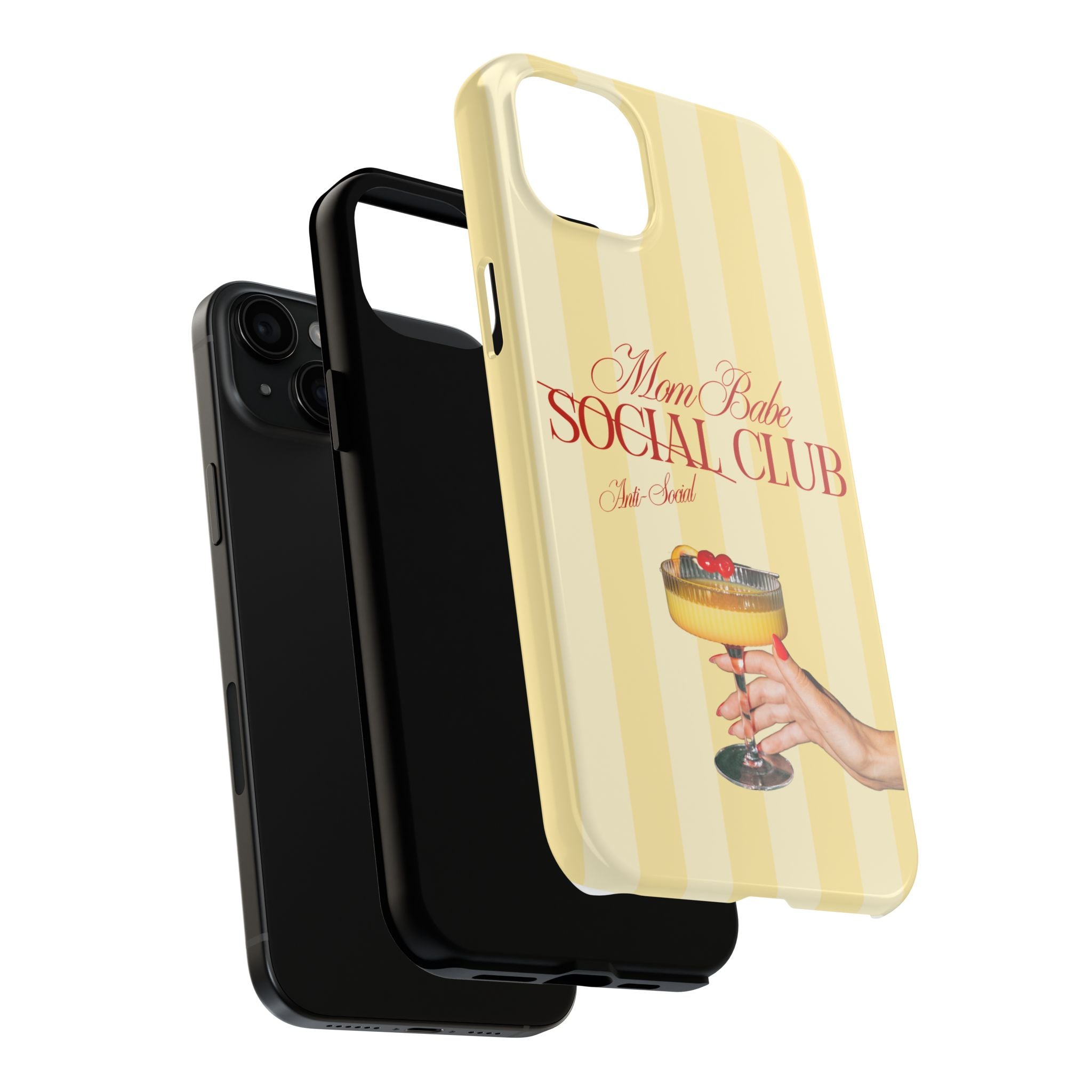 Mom Babe Anti-Social Club Tough Phone Case