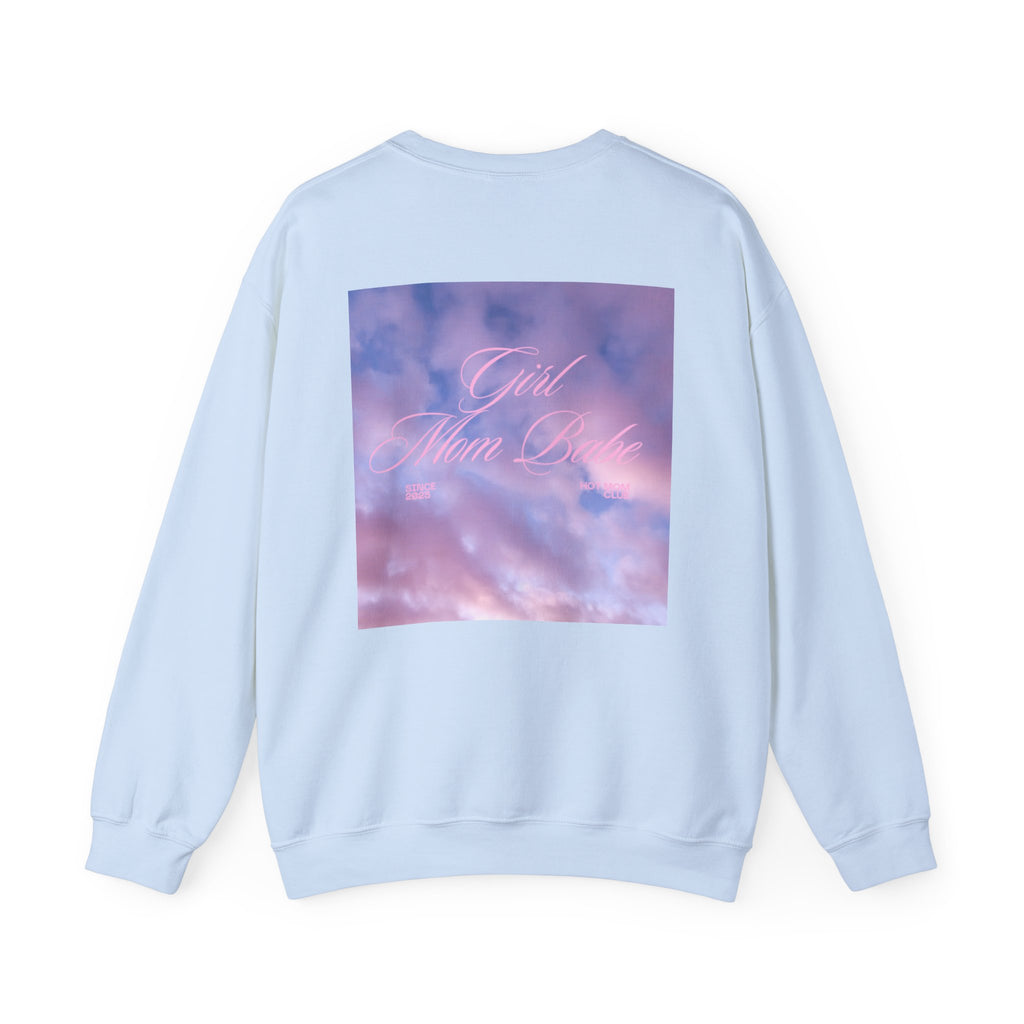 Girl Mom Babe - Cloudy Graphic Sweatshirt