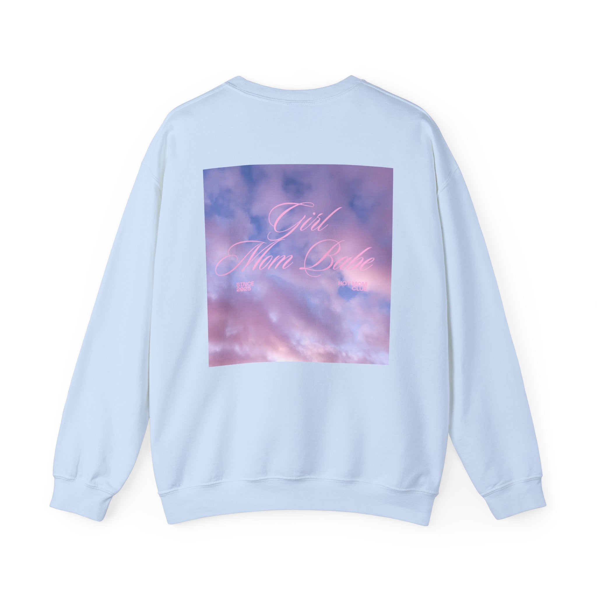 Girl Mom Babe - Cloudy Graphic Sweatshirt