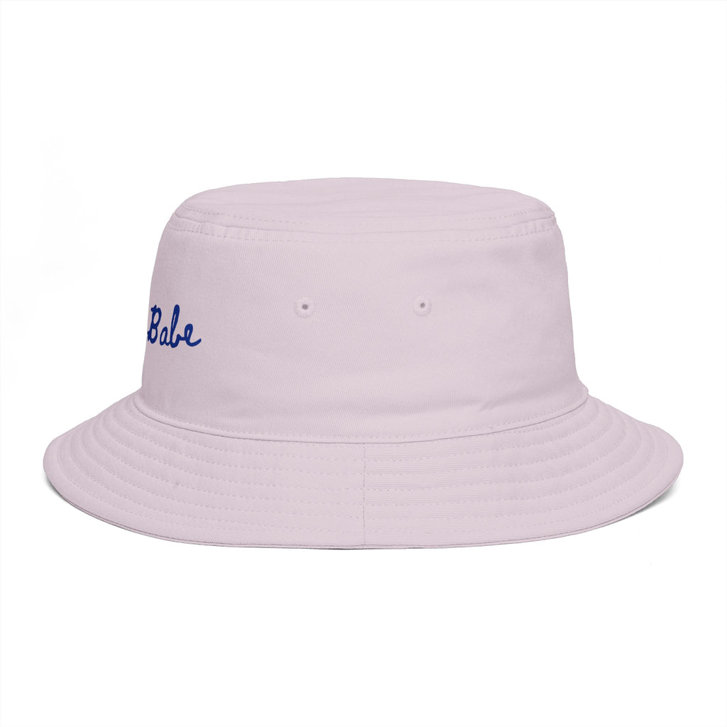 Mom Babe Bucket Hat — Blue Embroidery