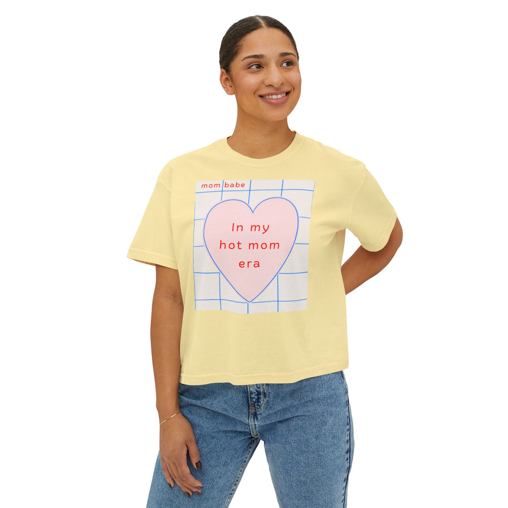 Copy of In My Hot Mom Era Front Print - Heart Graphic Tee