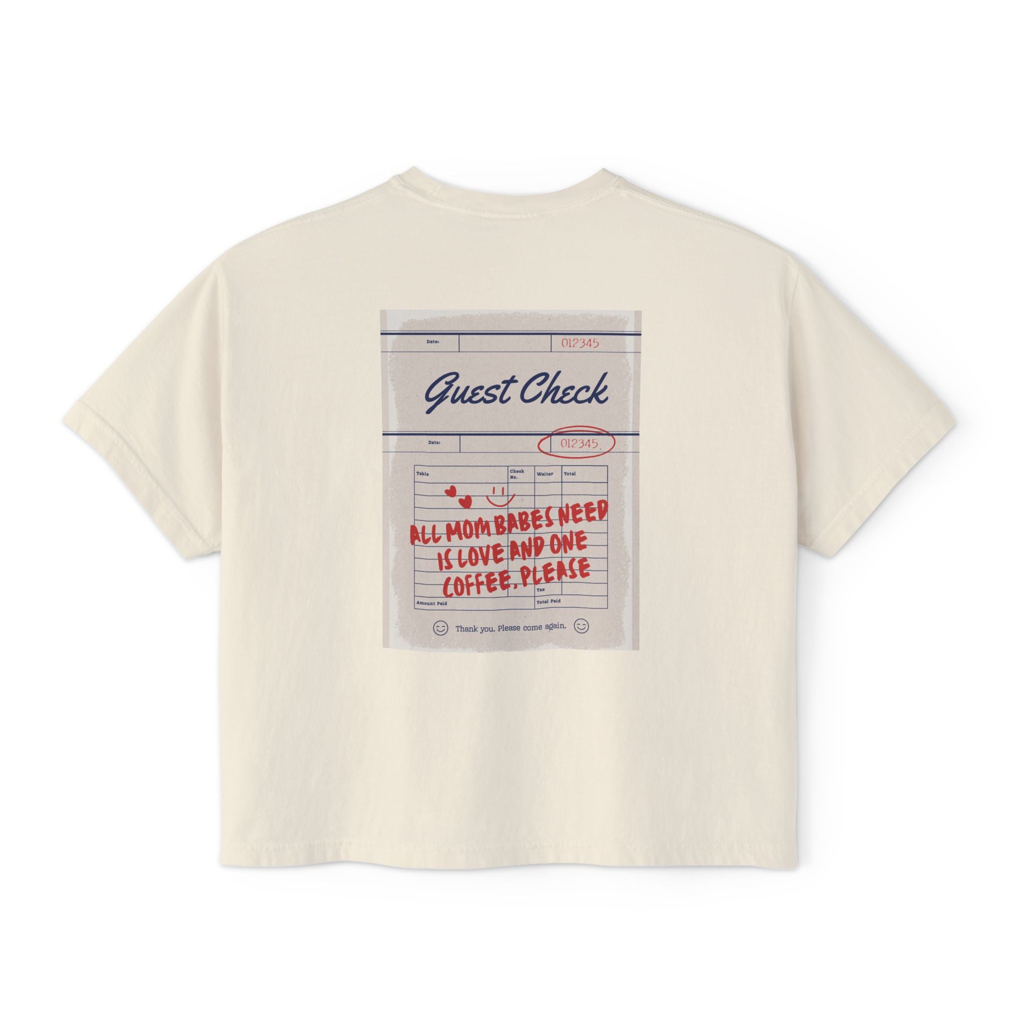 All Mom Babes Need - Graphic Check Tee
