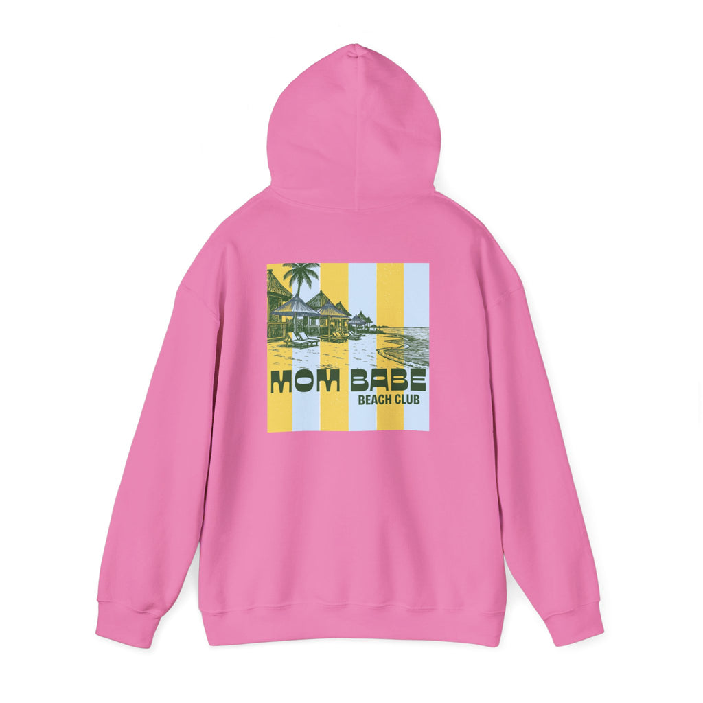 Mom Babe Beach Club — Graphic Hoodie