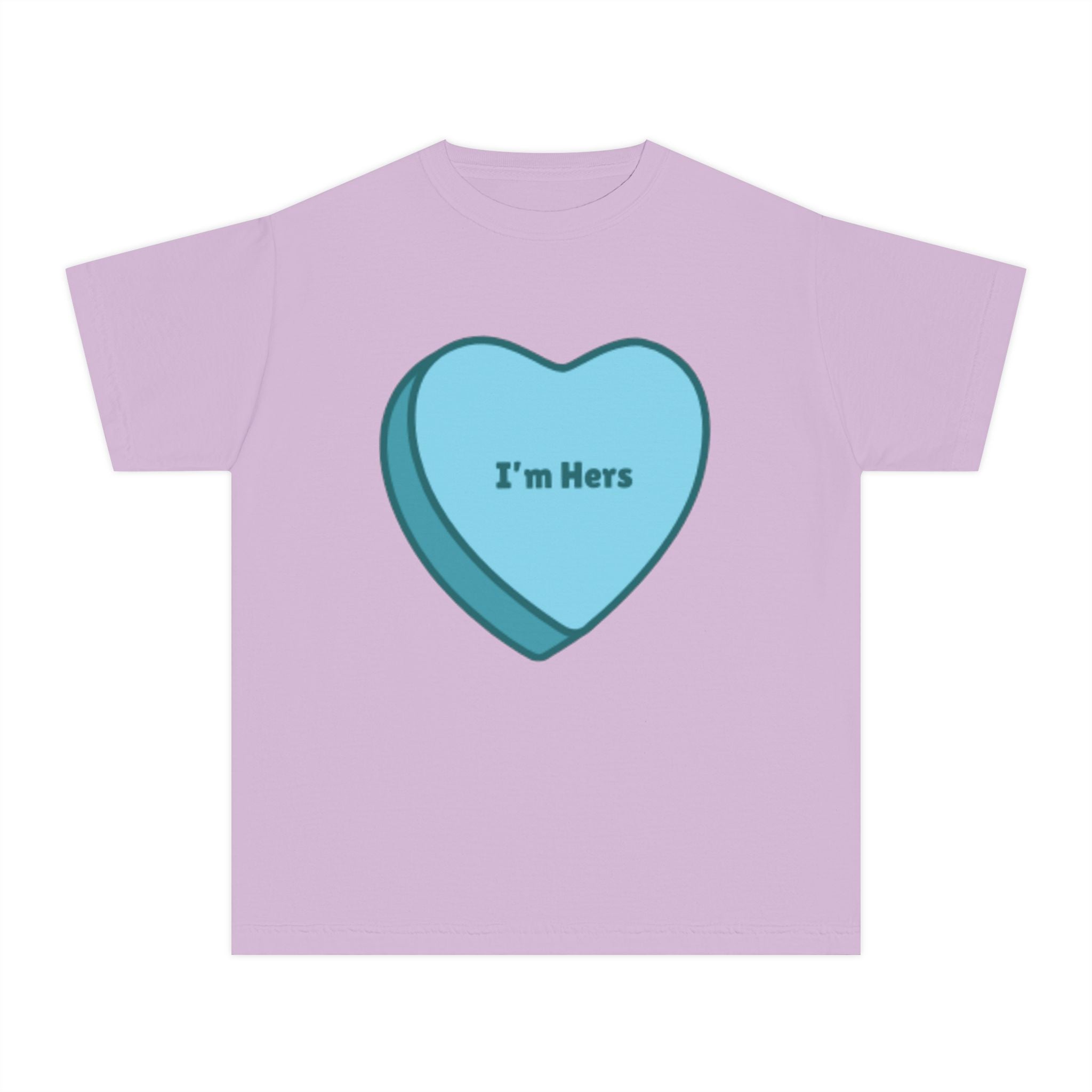 Children's - I'm Hers - Conversation Heart Graphic Tee