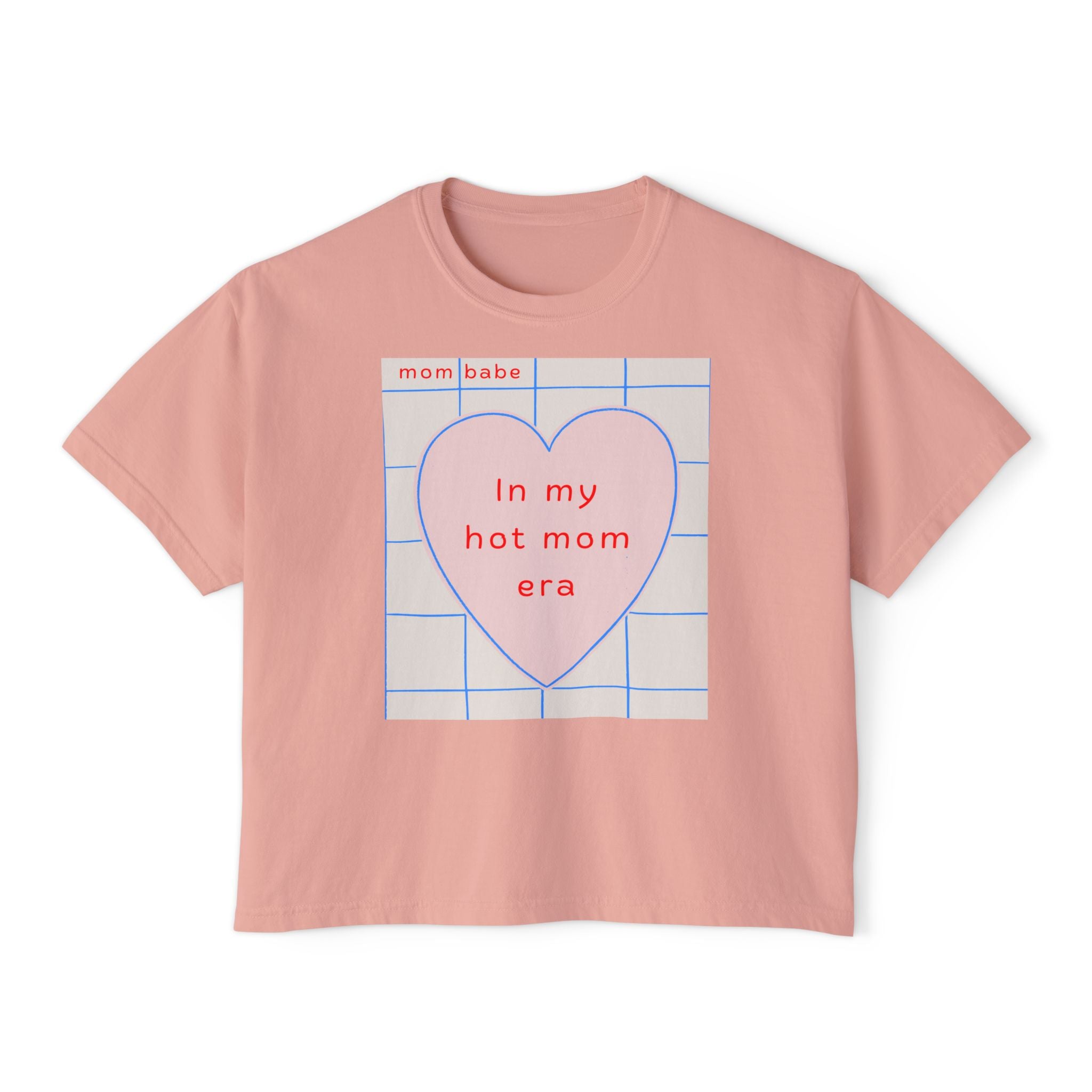 Copy of In My Hot Mom Era Front Print - Heart Graphic Tee