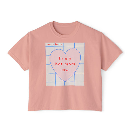 Copy of In My Hot Mom Era Front Print - Heart Graphic Tee