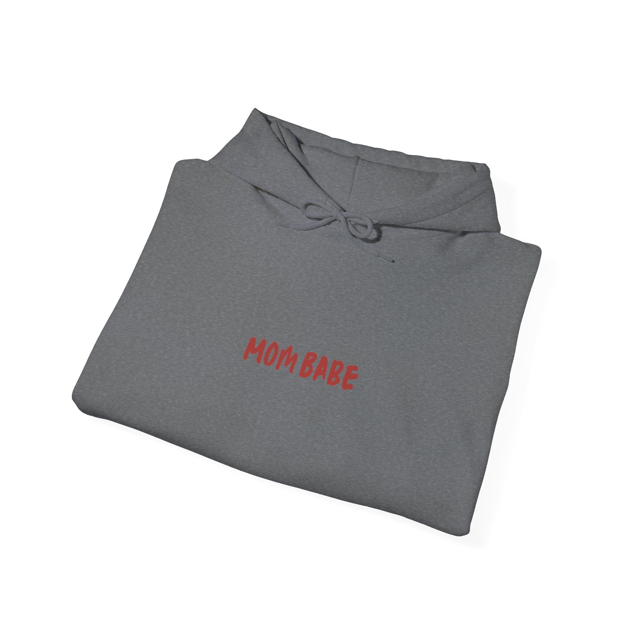 All Mom Babes Need - Graphic Check Hoodie