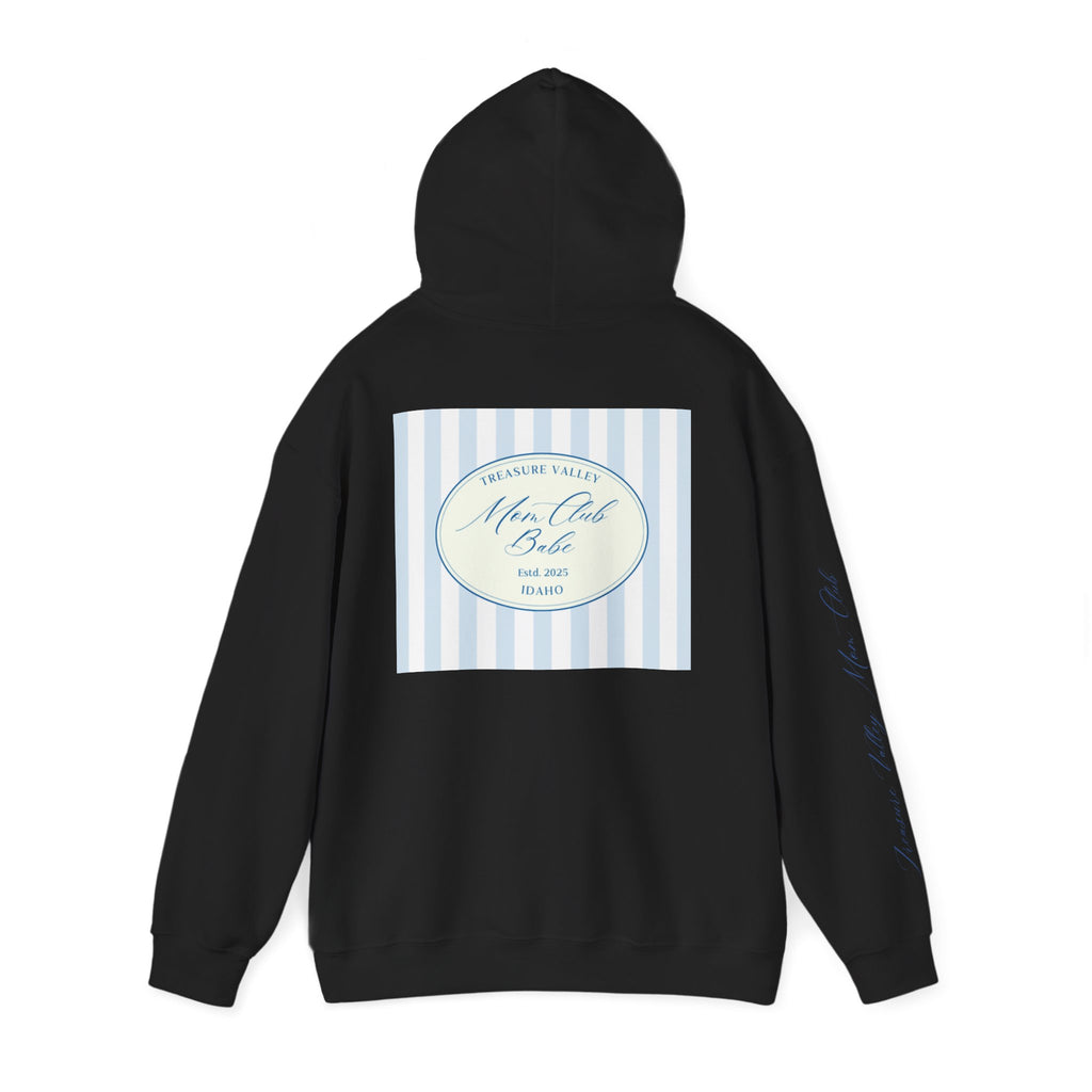 Treasure Valley Mom Club - Striped Graphic Hoodie