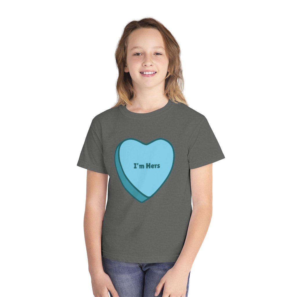 Children's - I'm Hers - Conversation Heart Graphic Tee