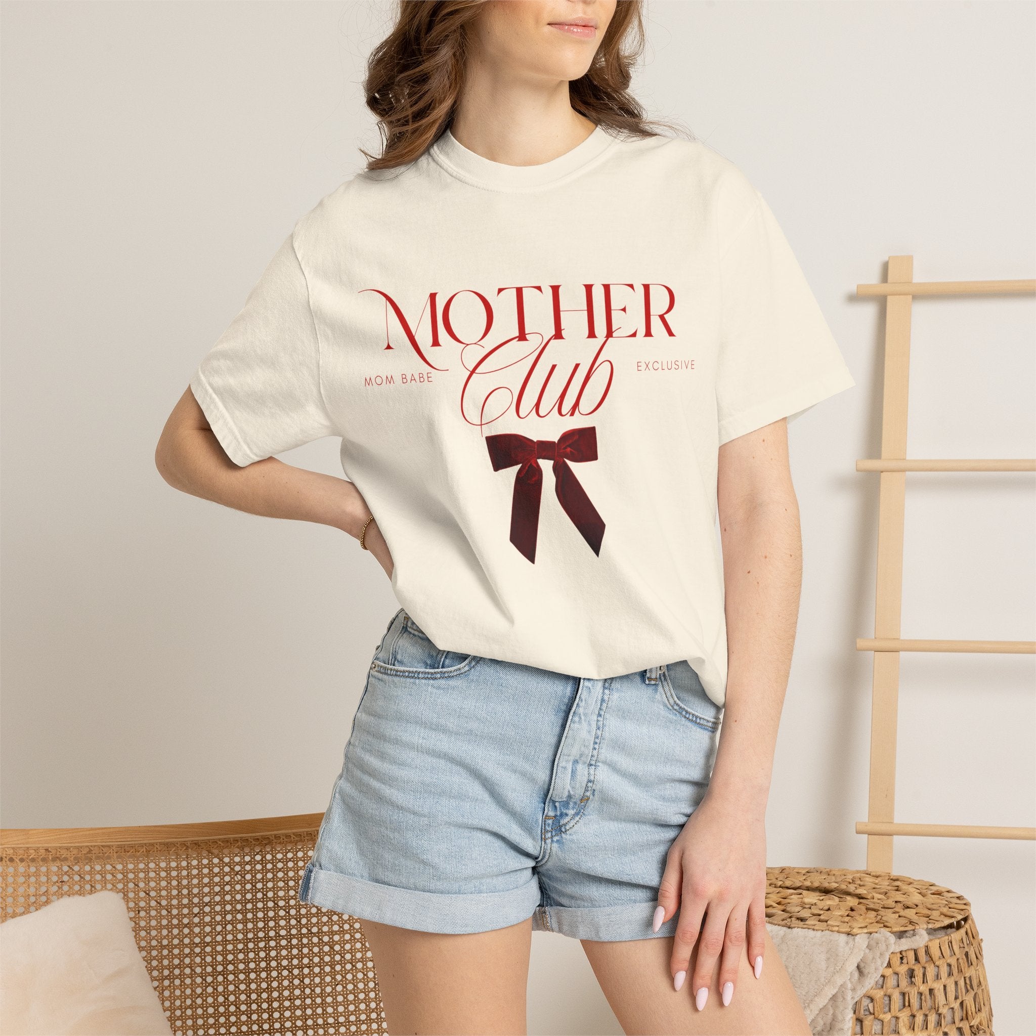 Mother Club Mom Babe Exclusive Tee - Ruby